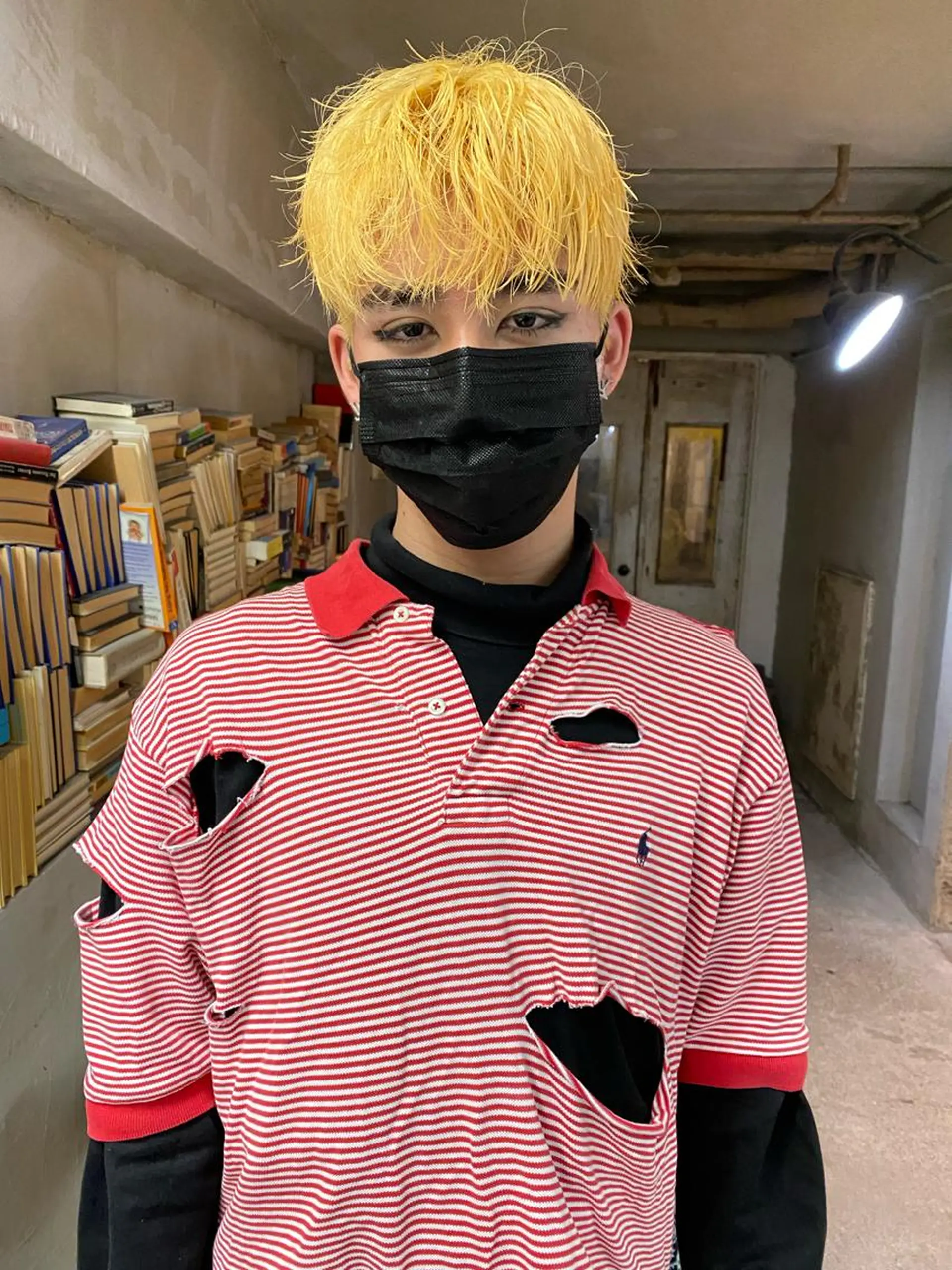 パーマ メンズ パーマ、髪質改善 カズマのヘアスタイル