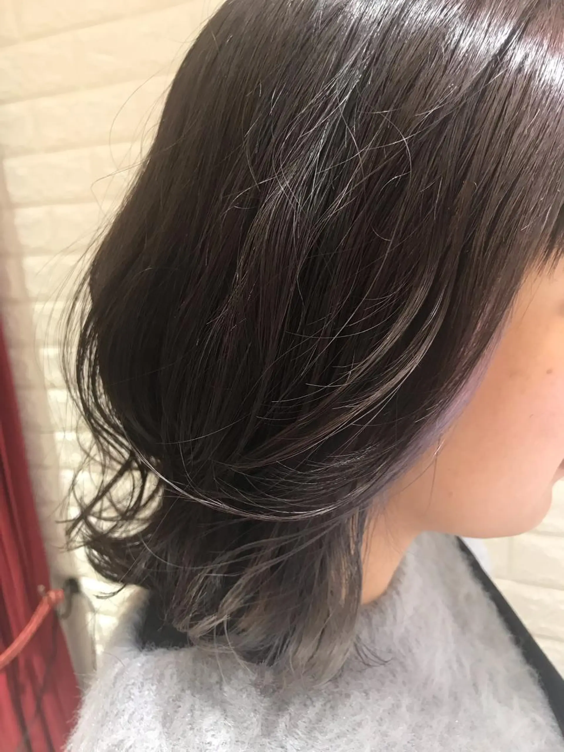 ミディアム カラー パーマ ご新規様限定 透明感カラーKANAのヘアスタイル