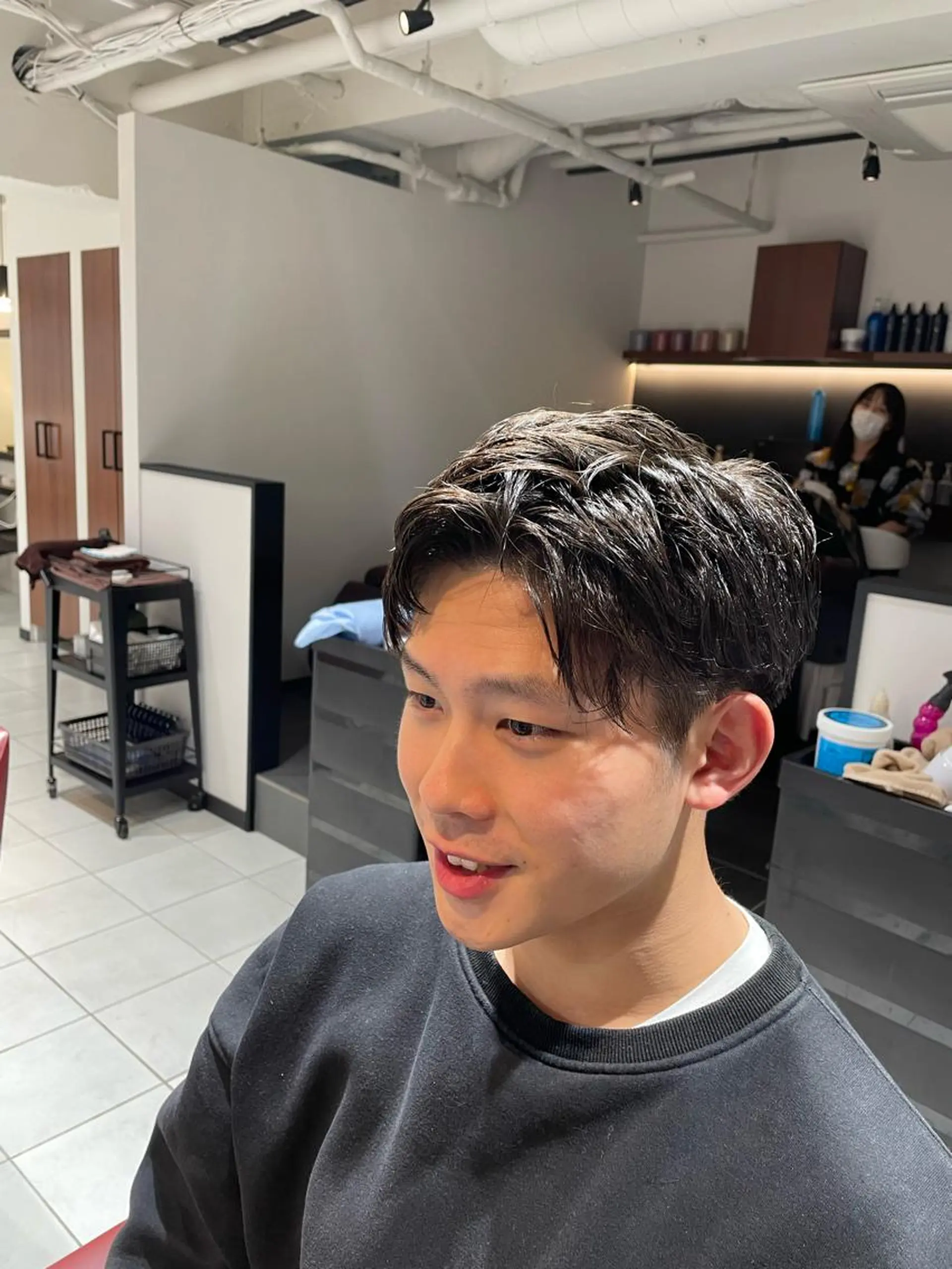 ショート パーマ メンズ カット パーマ メンズパーマ/カラー /須藤　大貴のヘアスタイル