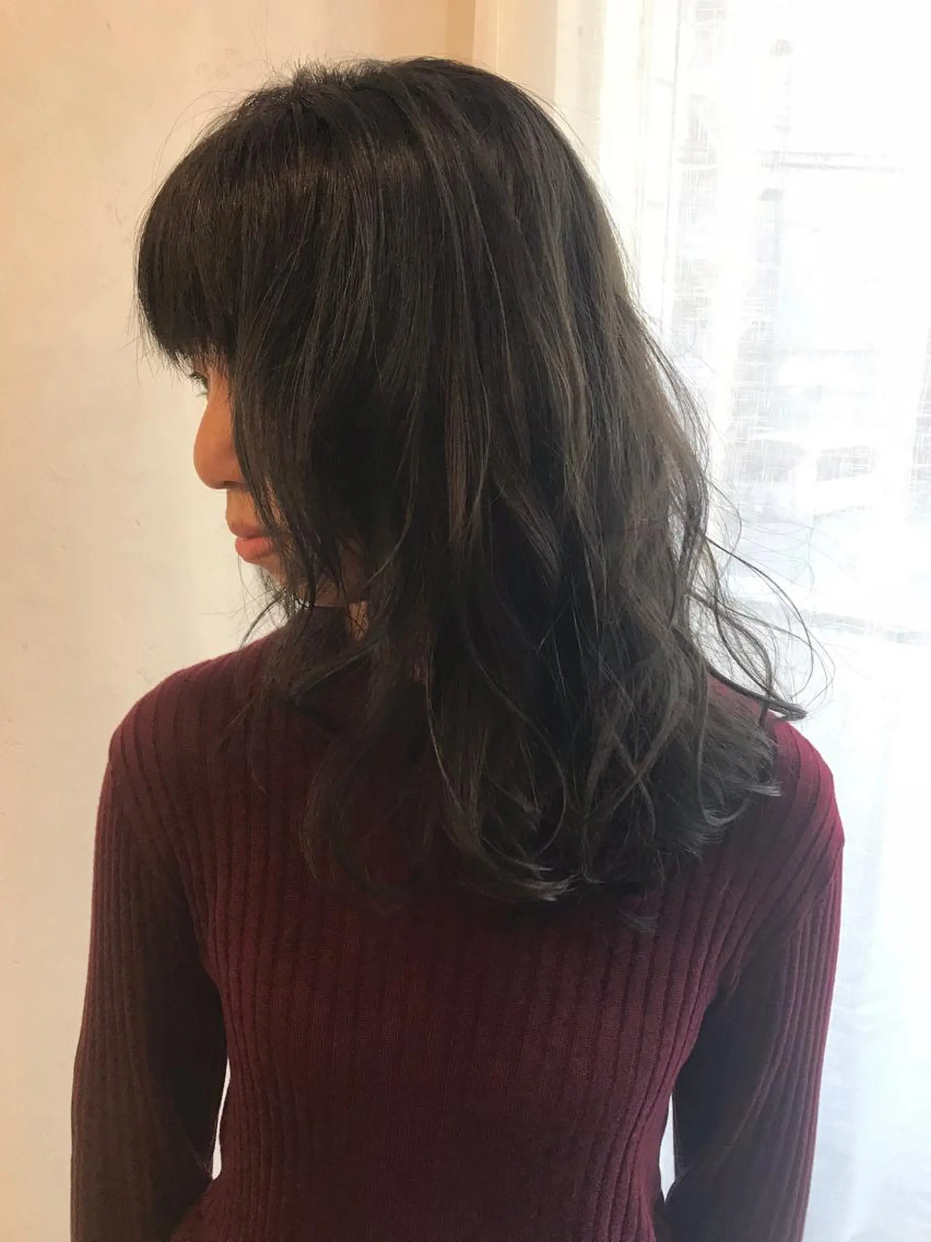 ミディアム カラー sharesalon セキケイタのヘアスタイル