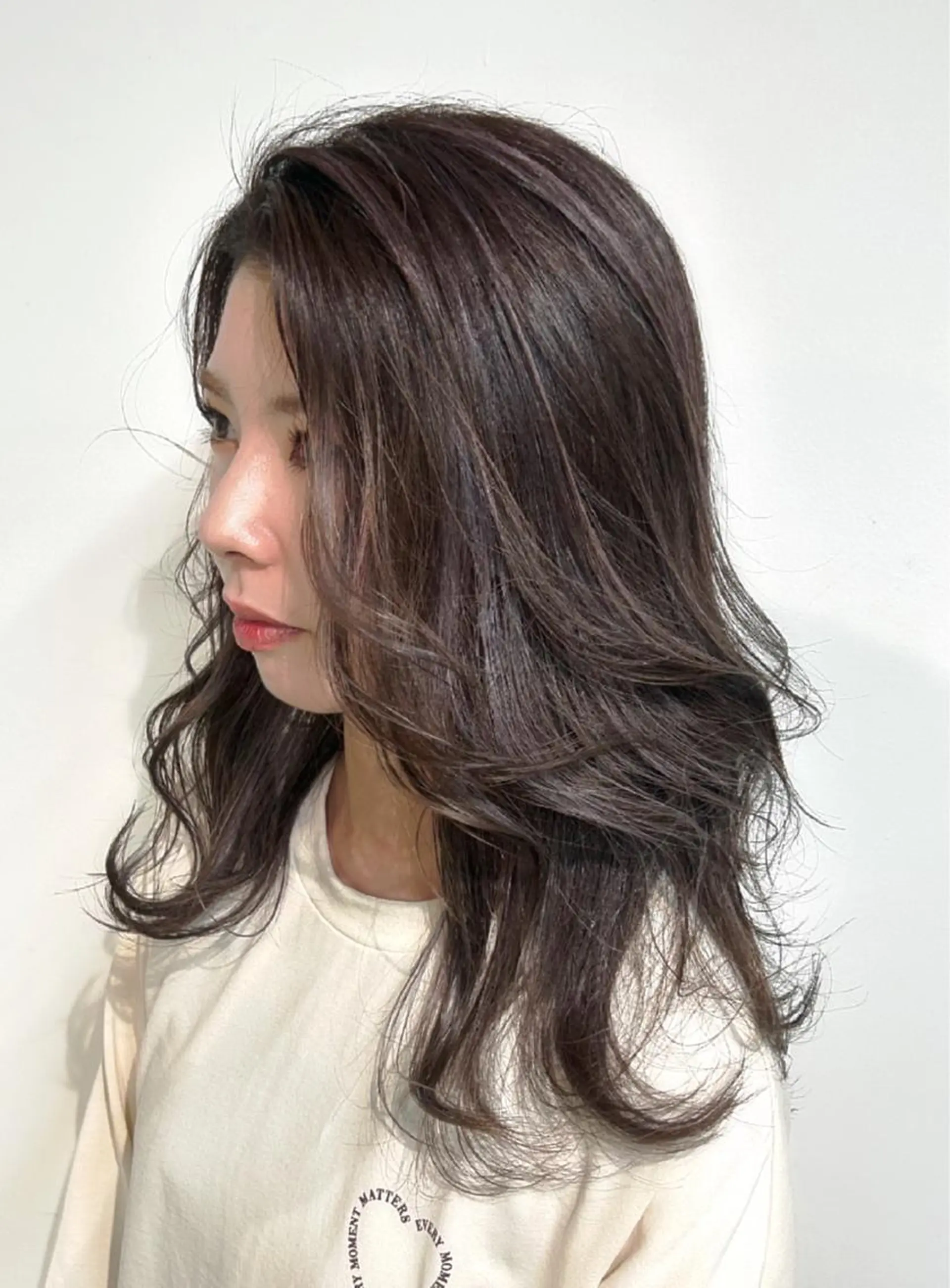 セミロング カラー ハイライトカラー ハイライト レイヤーカット ❤️千葉県代表❤️ 店長❤️柿本翔一朗のヘアスタイル