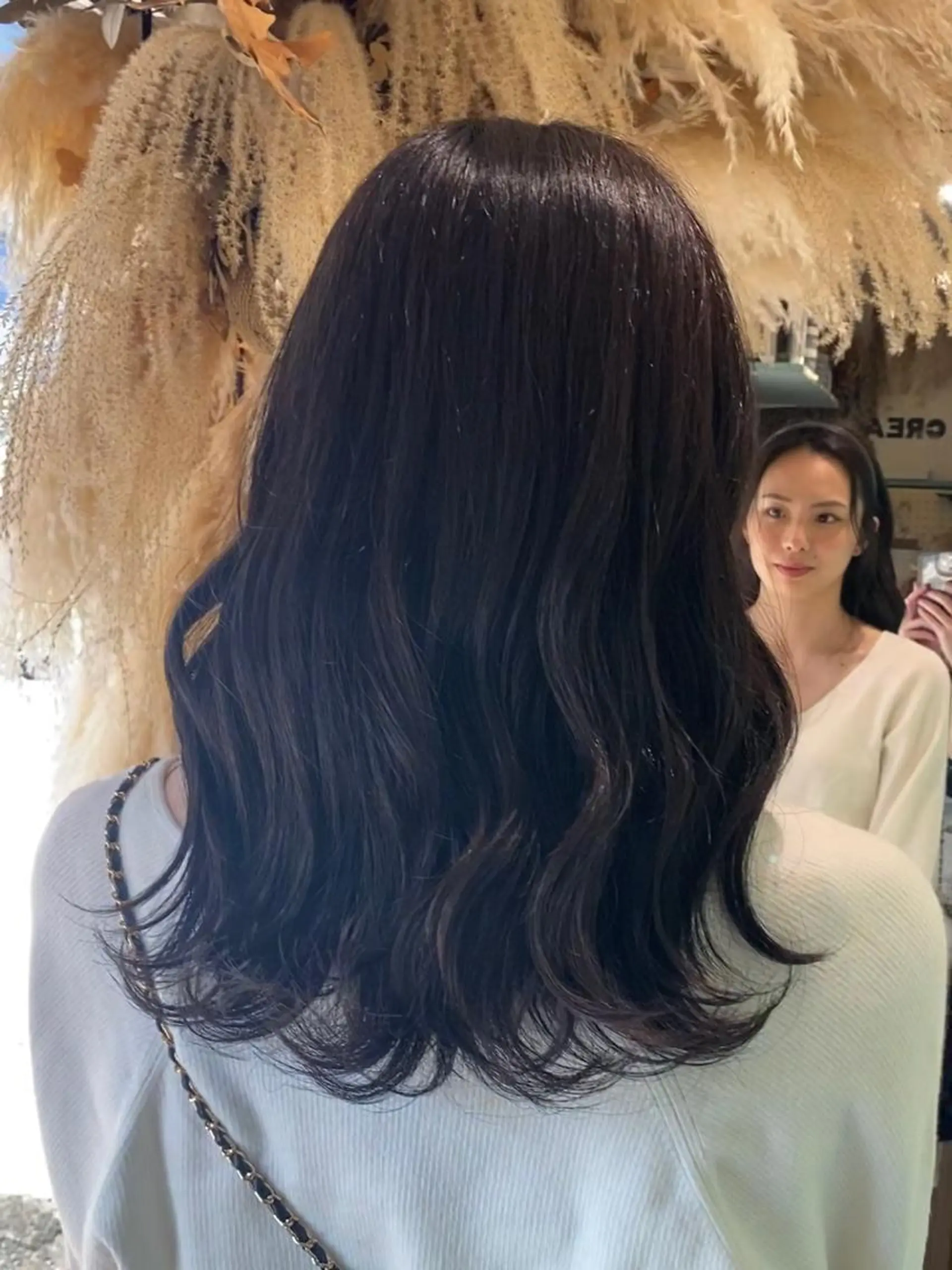 セミロング カラー 透明感カラー/韓国 ヘア🩶yuri🩵のヘアスタイル