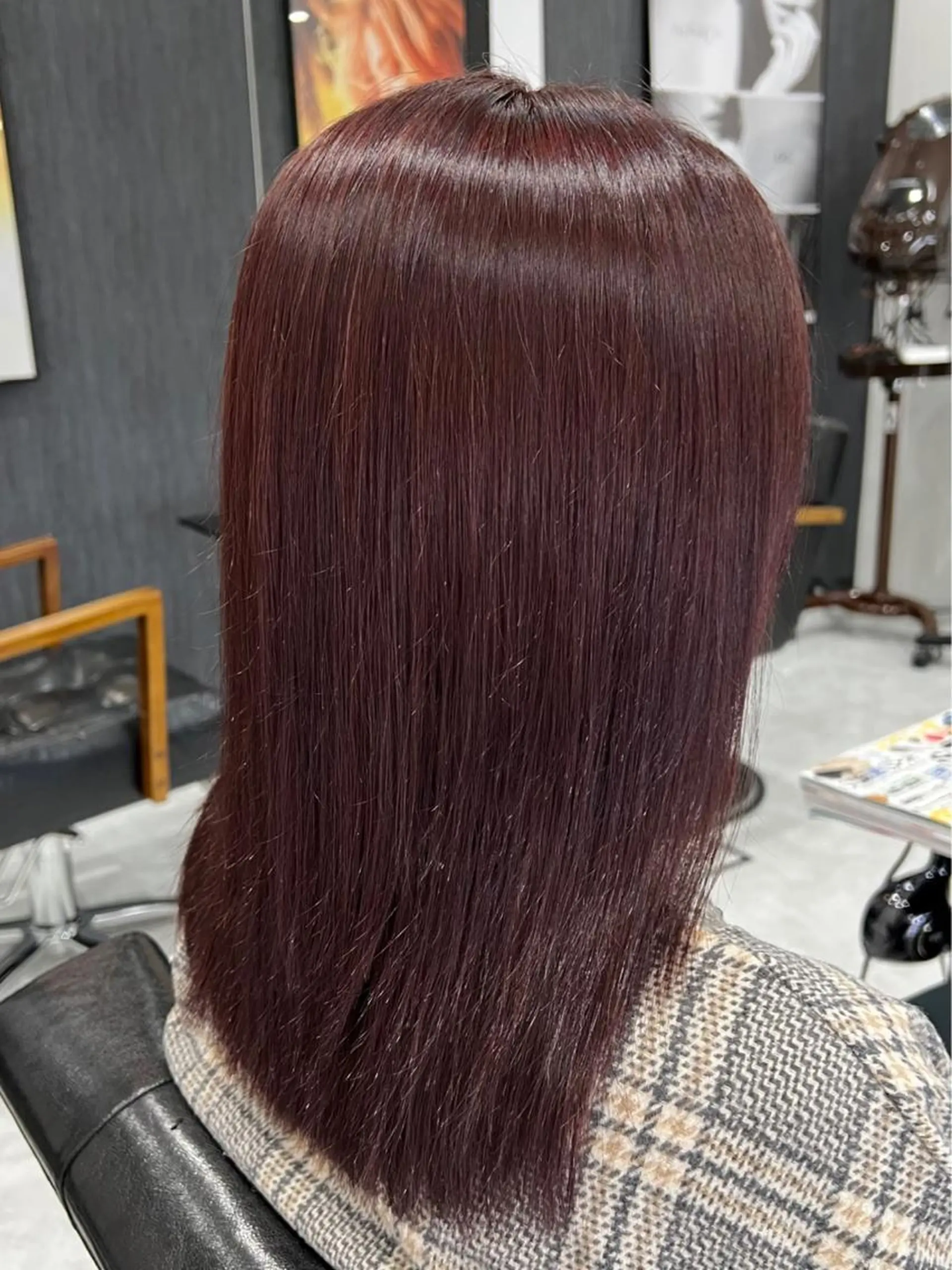 ミディアム ネイル ピンク 透明感カラー🕊️✨ Mayu🦮🩶のヘアスタイル