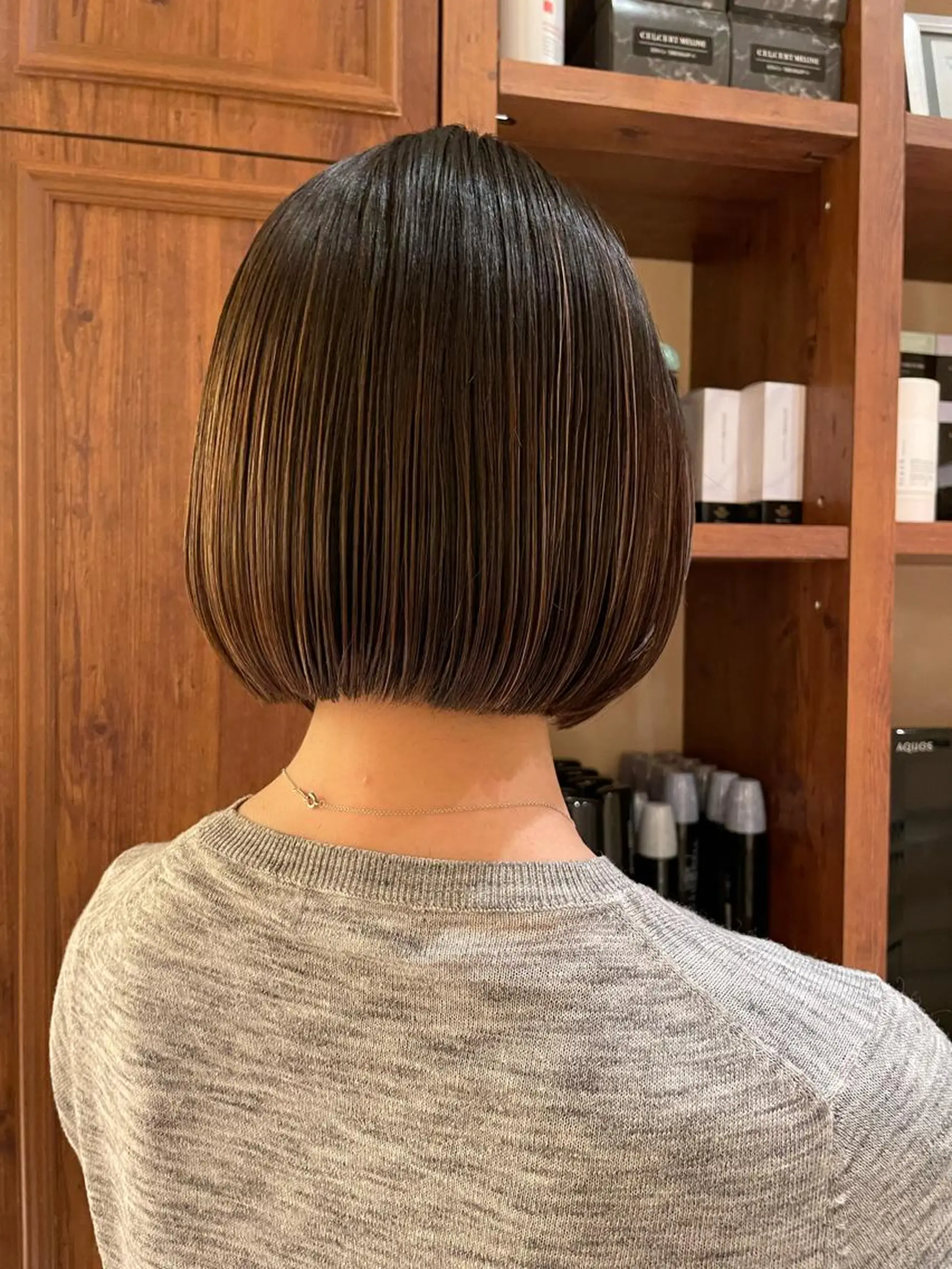 カラー パーマ ボブ ボブ ホノカのヘアスタイル