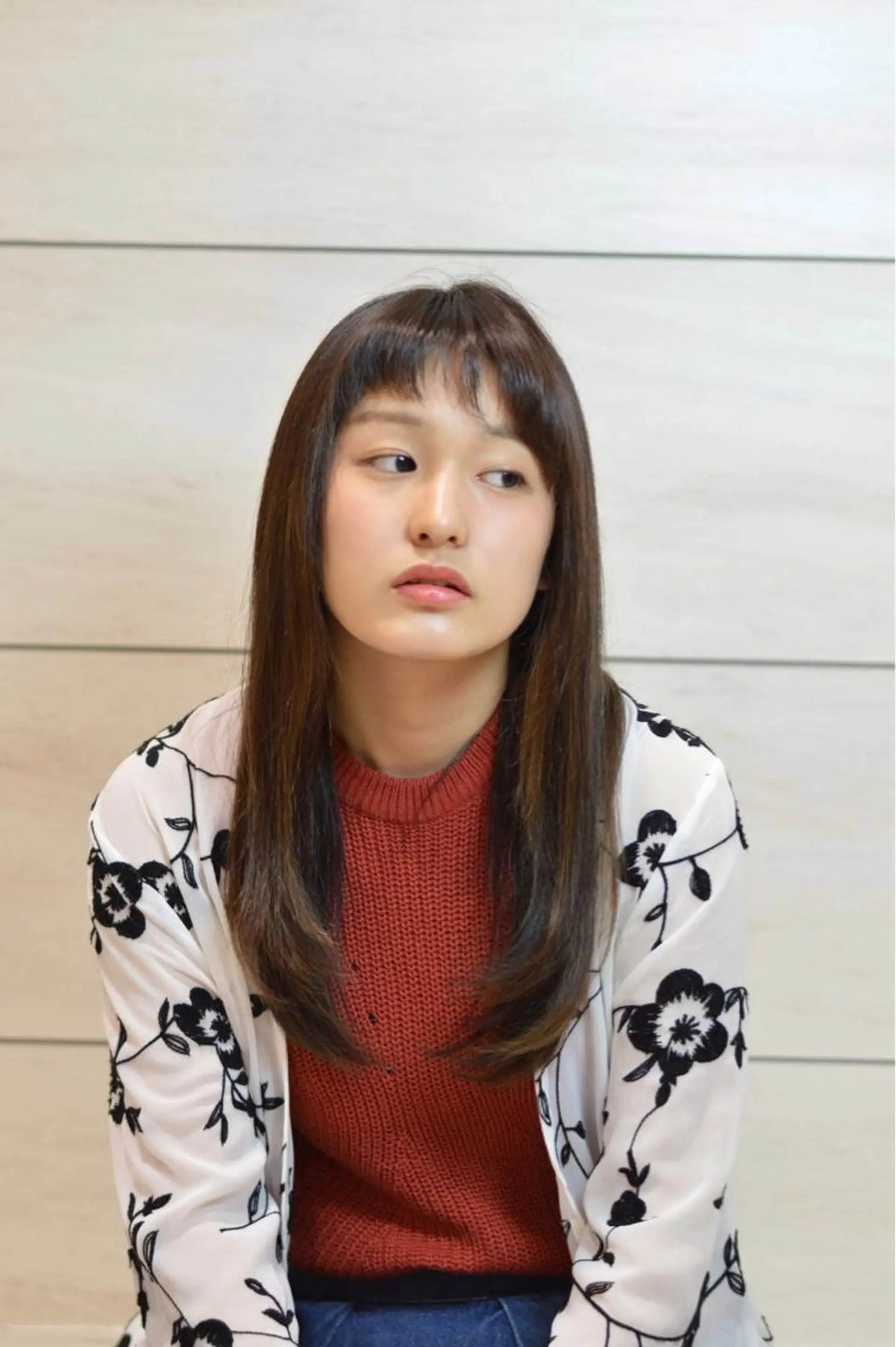 ロング カラー パーマ ストレートパーマ テラモト カズヨシのヘアスタイル