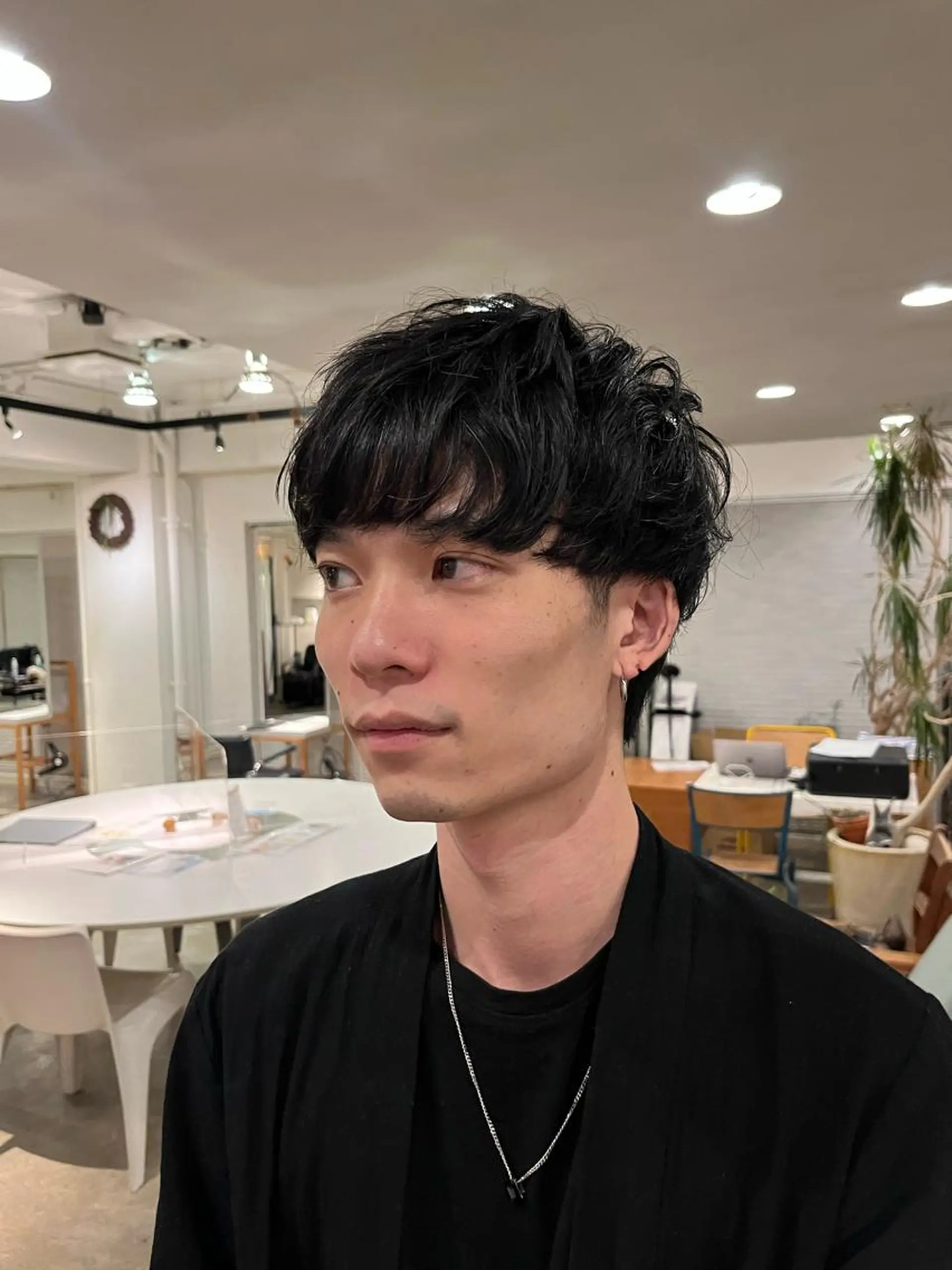 ショート メンズ うる艶カラー/恵比寿 ベージュ/丸山陽平のヘアスタイル