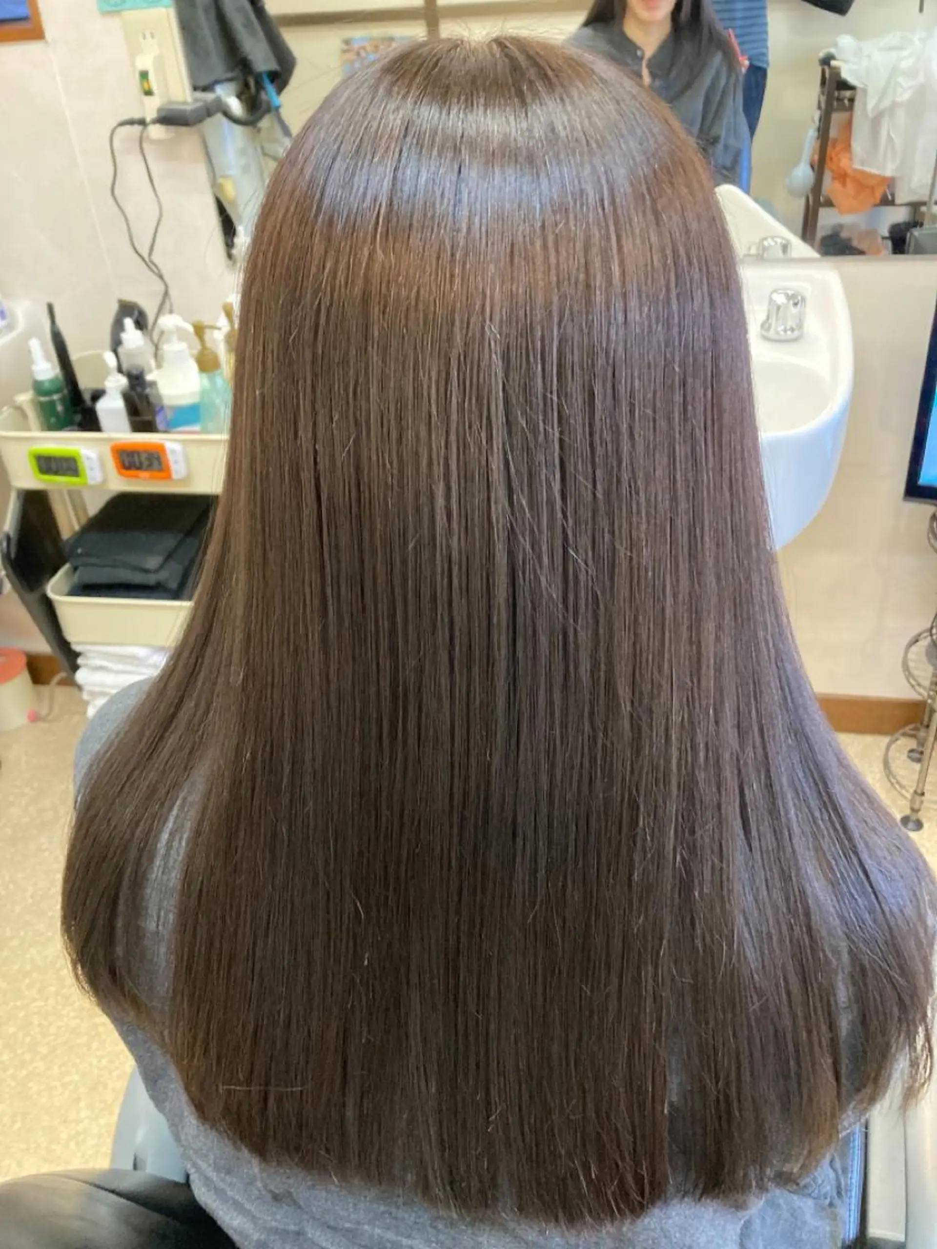 セミロング カラー ヘアカラー 石塚 浩のヘアスタイル
