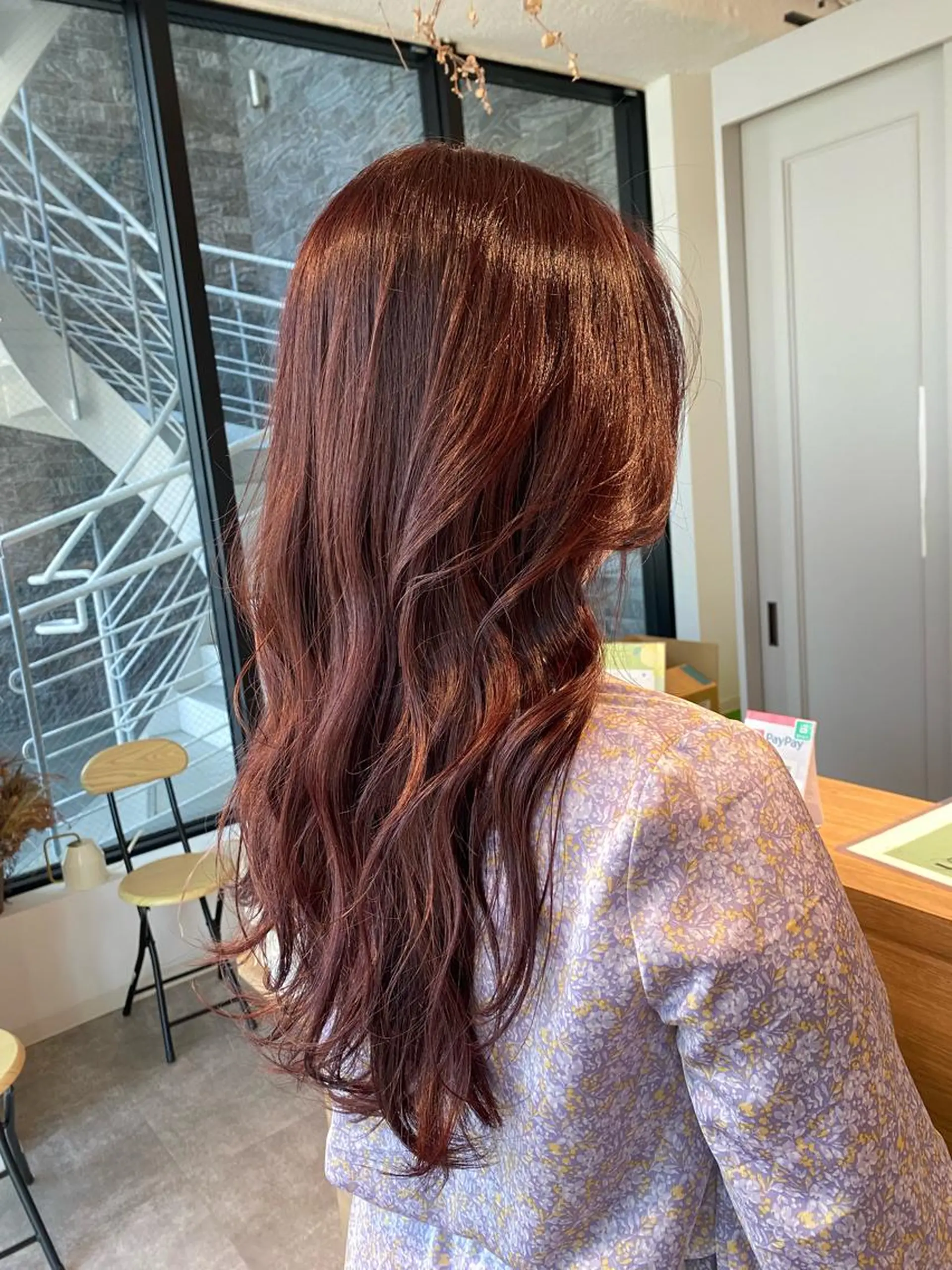 ロング カラー ブリーチ ダブルカラー ブリーチなしカラー オスズ 🎀´-のヘアスタイル