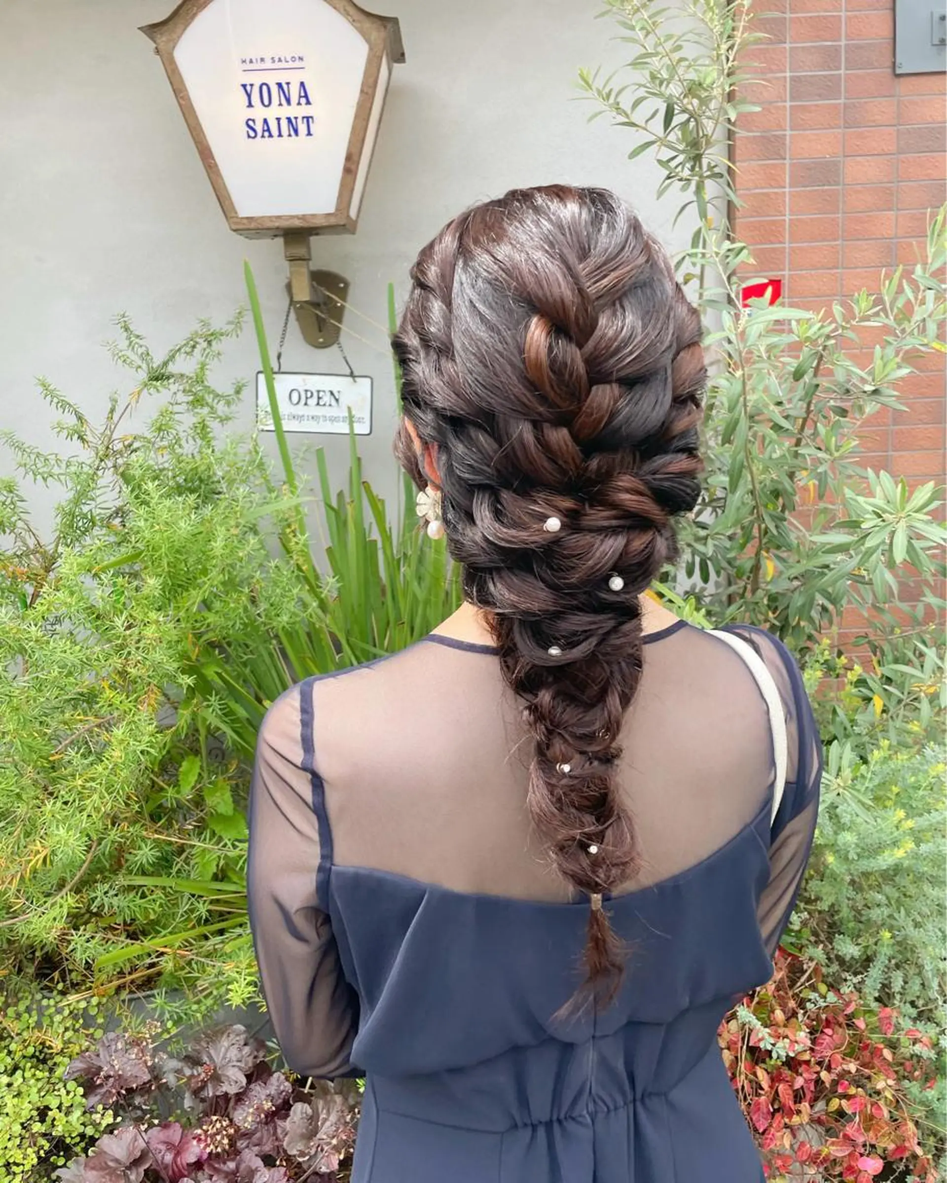 ロング ヘアアレンジ ヘアセット KURIA‪‪*⋆ஐ ブリーチ/韓国ヘアのヘアスタイル