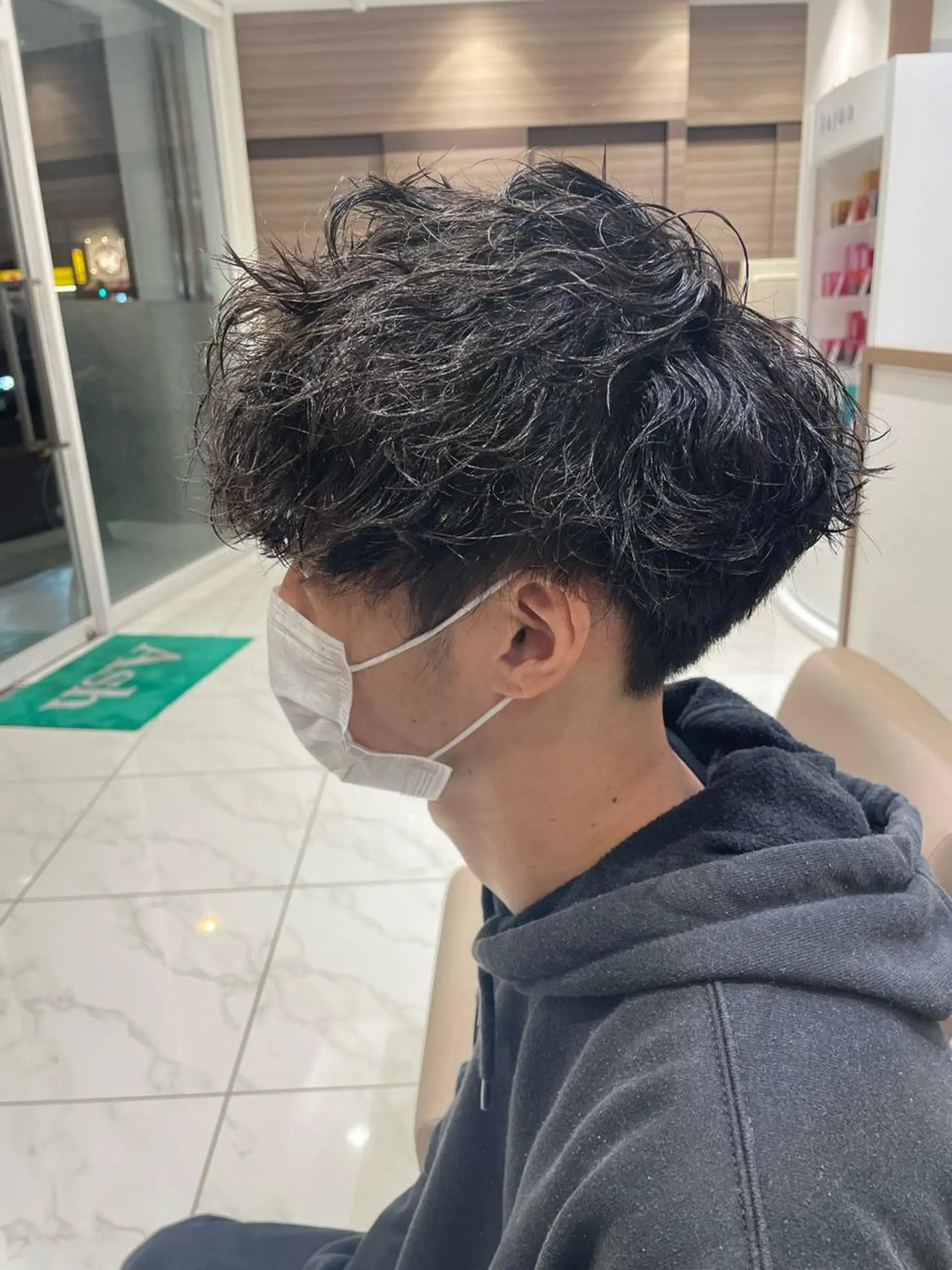 メンズ カット パーマ トリートメント 菊池 遼/透明感 /韓国レイヤー/艶感のヘアスタイル