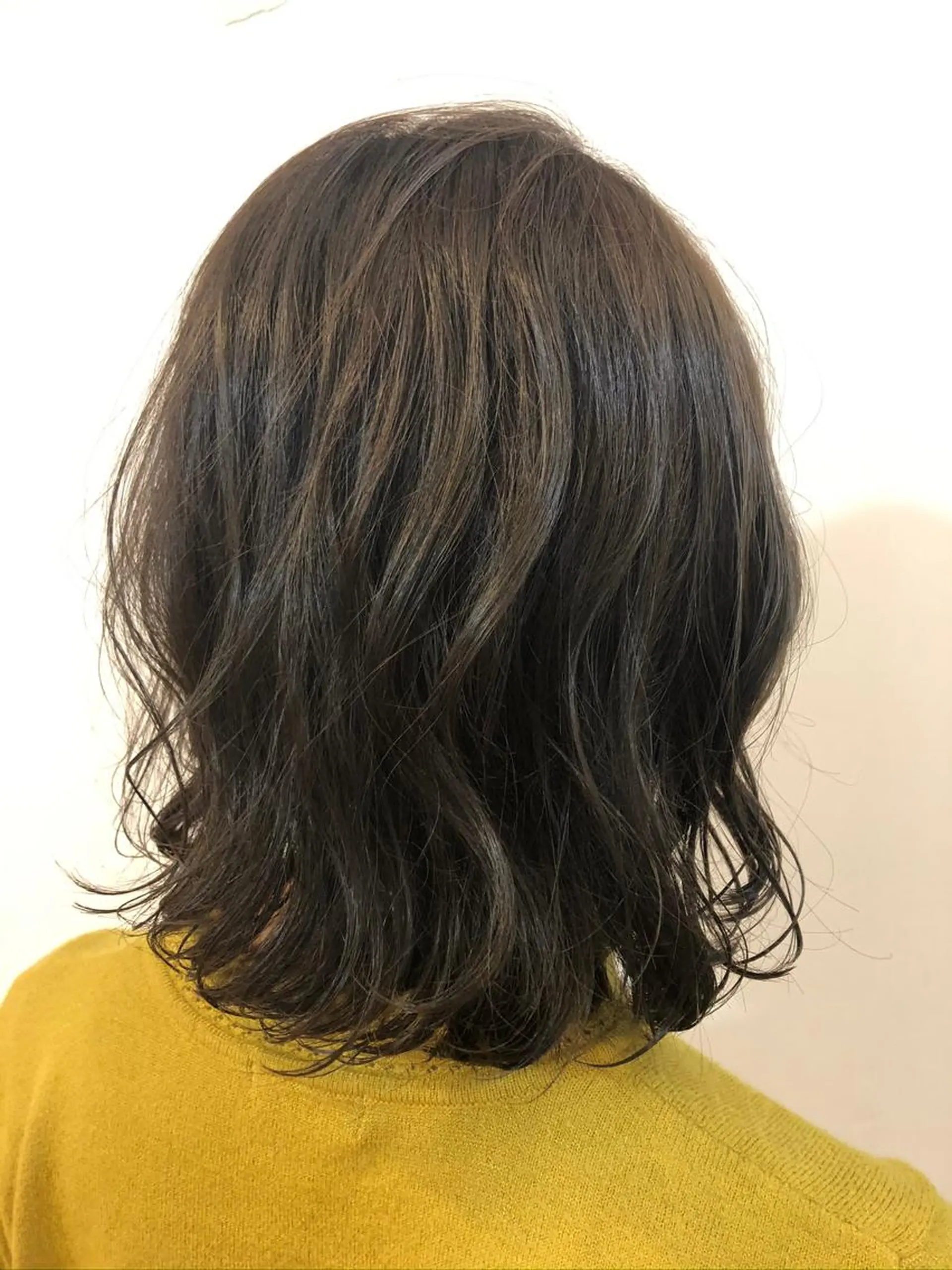 ミディアム カラー カット パーマ 🦋透明感 艶カラー Rie🦋のヘアスタイル