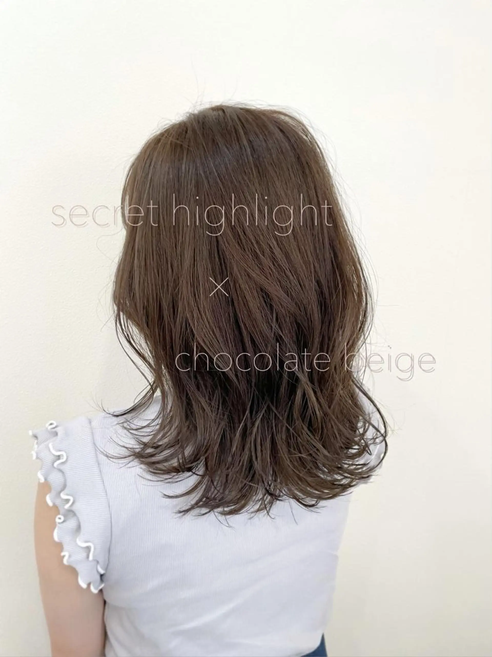 セミロング カラー カット ヘアカラー トリートメント 髪質改善/縮毛矯正 /青山　早希🐾のヘアスタイル