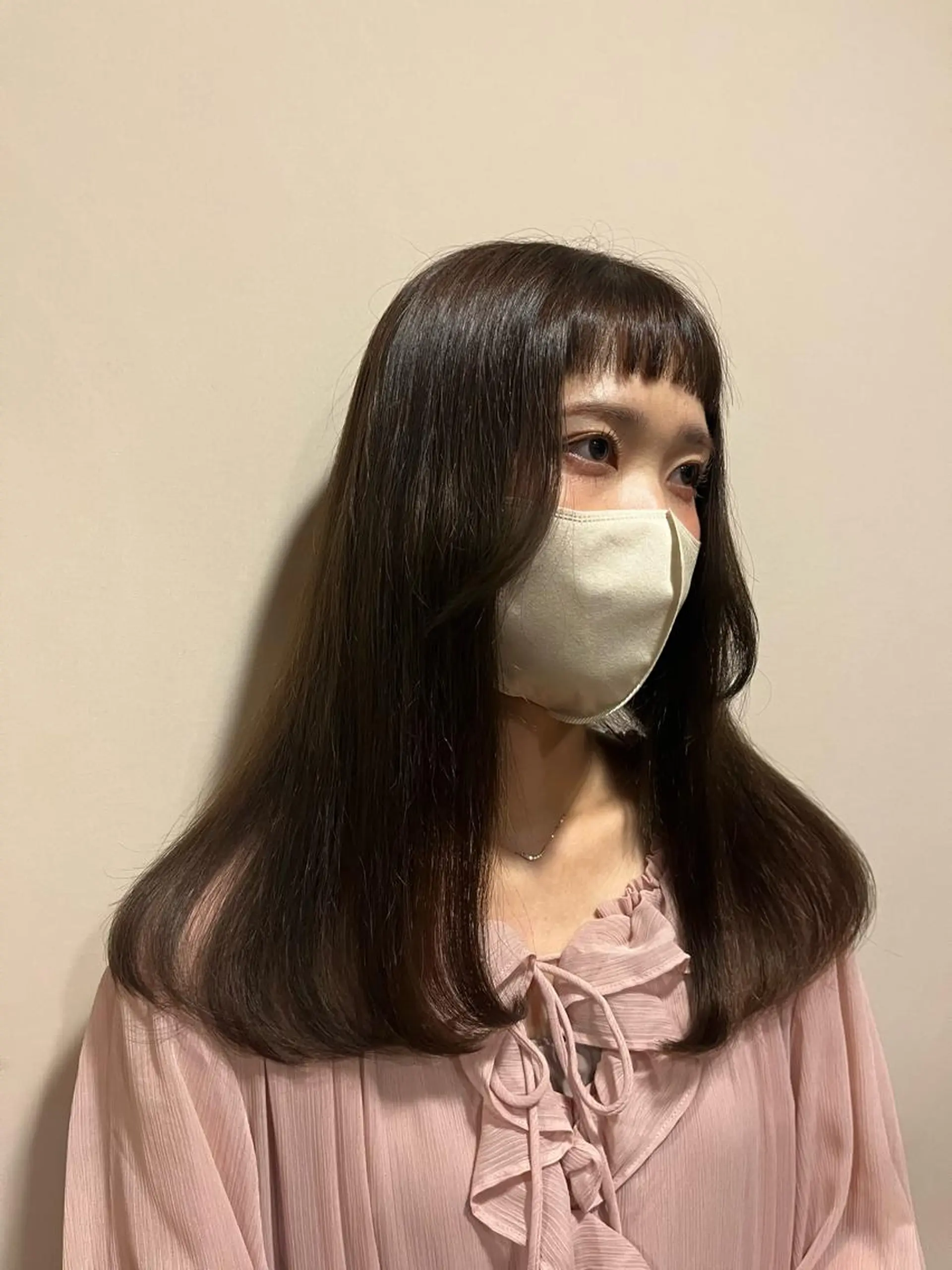 セミロング カラー SUZUNO🤎ボブ レイヤー🫧顔周りのヘアスタイル
