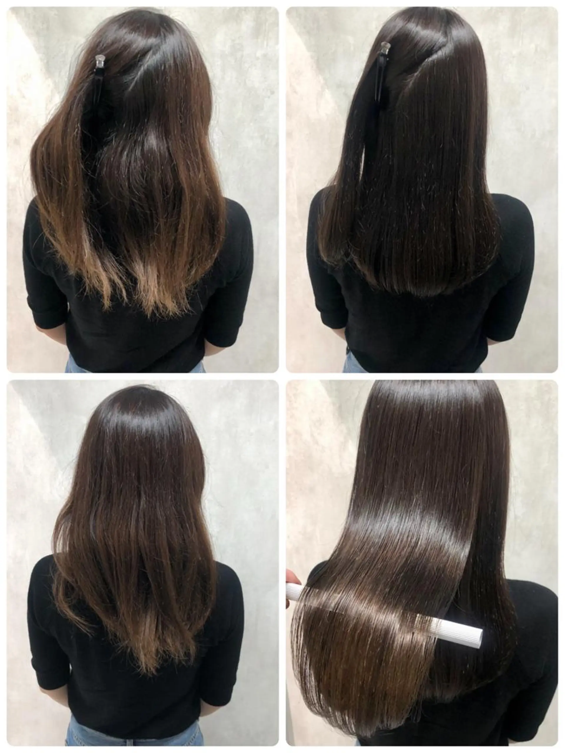 セミロング カット ヘアカラー 縮毛矯正 トリートメント ⚠️美容室迷子⚠️ 谷口にお任せ😊のヘアスタイル