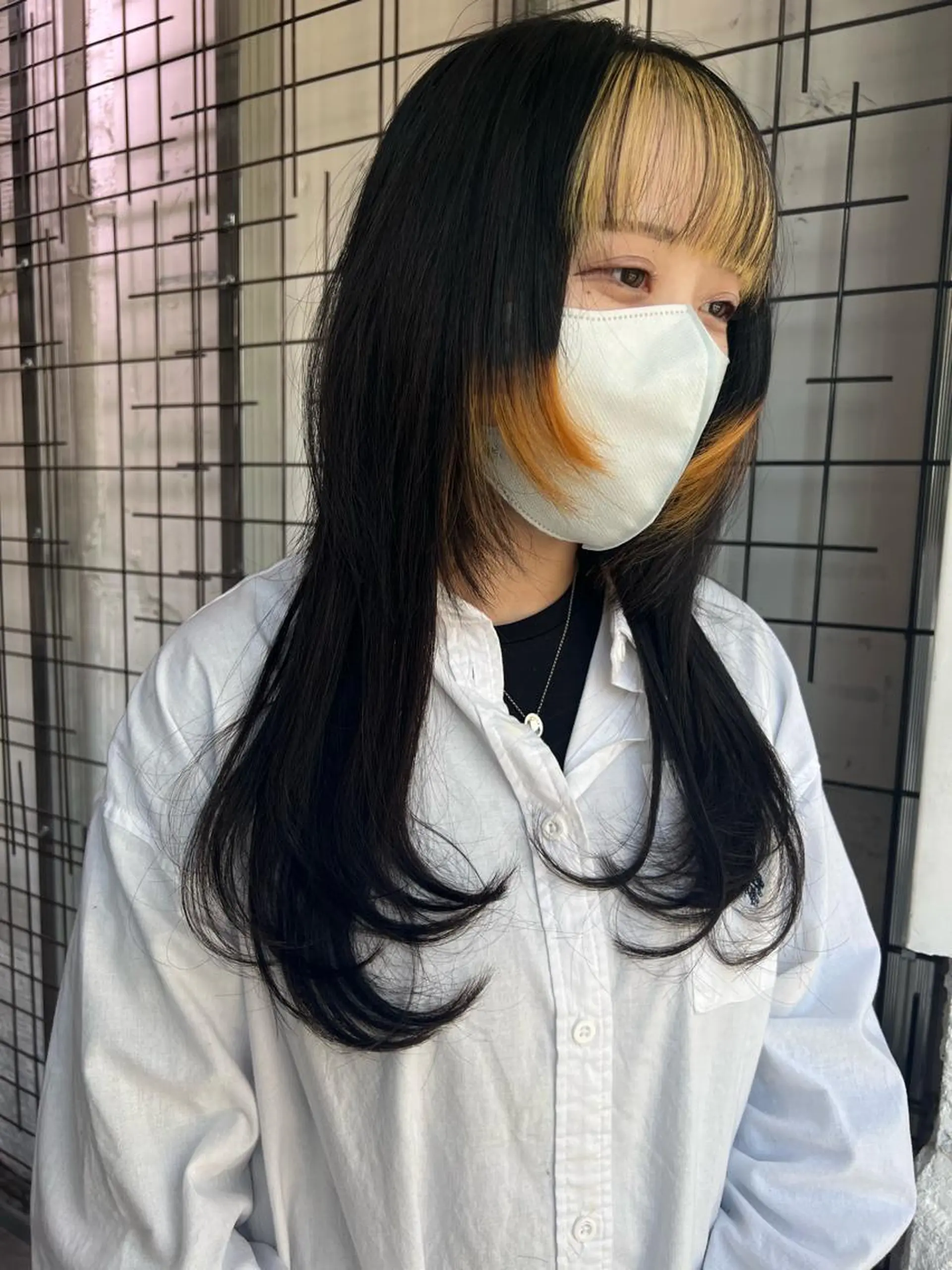 ロング カラー カット エクステ AYANE 韓国ヘア /レイヤーカットのヘアスタイル