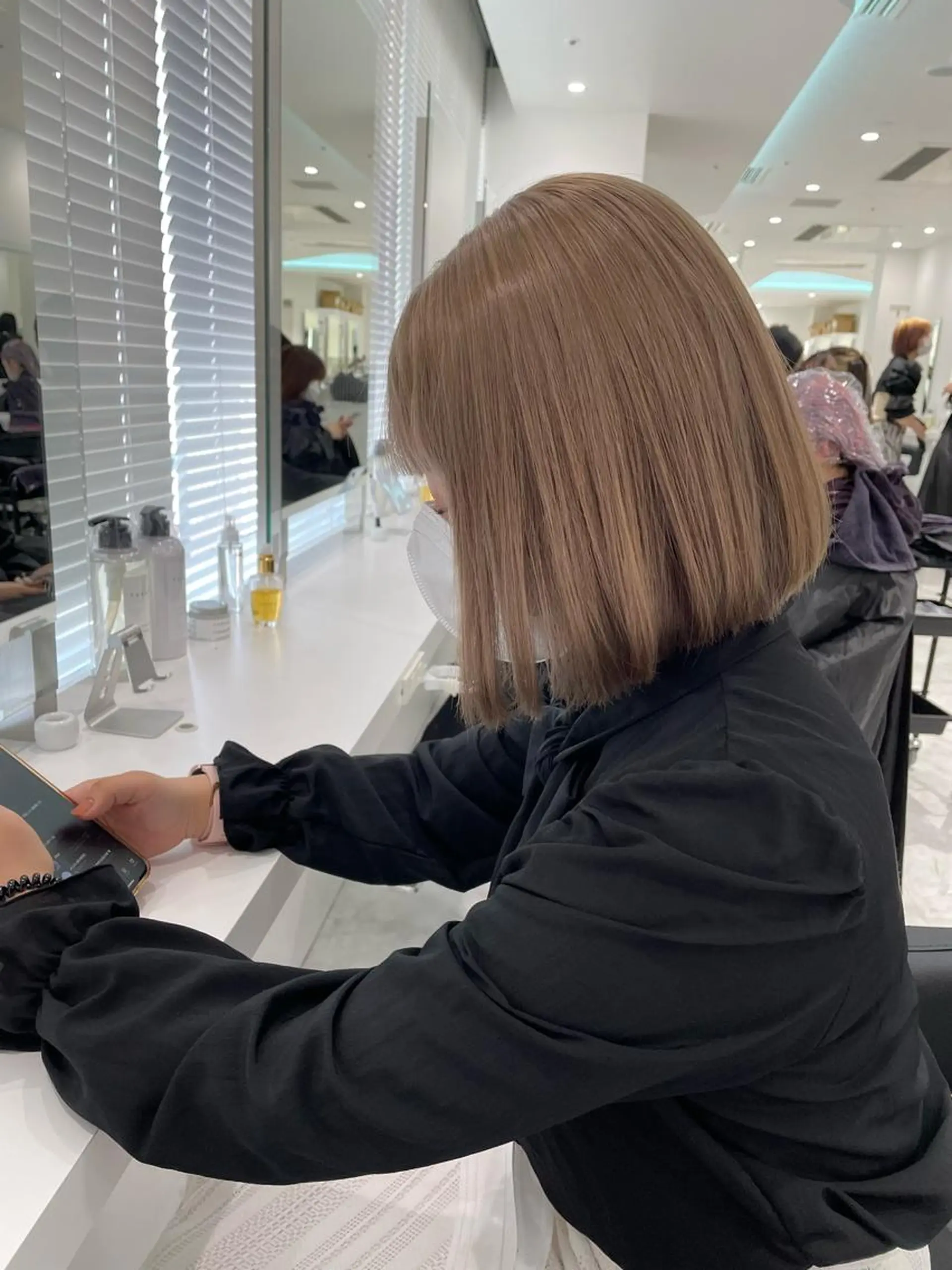 ショート カラー ヘアアレンジ ボブ ショートヘア ヘアカラー トリートメント 髪質改善/美髪矯正 艶髪/Takutoのヘアスタイル