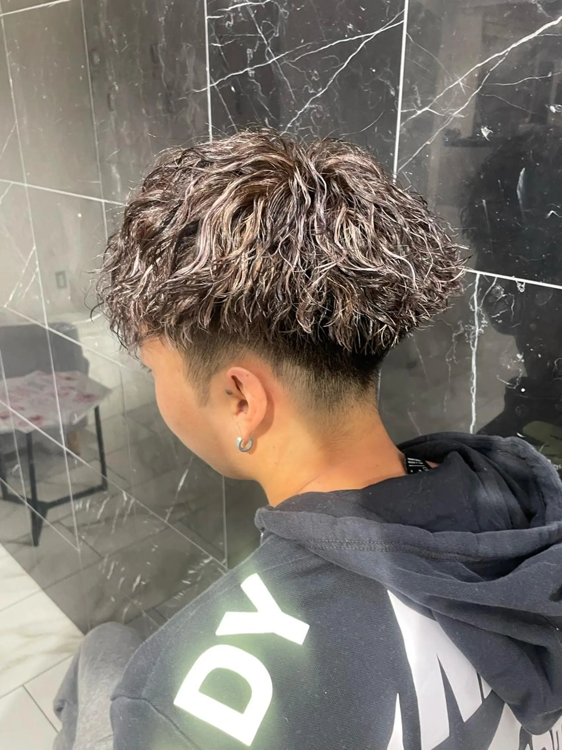 パーマ メンズ 大阪メンズ 美容師井上智博のヘアスタイル