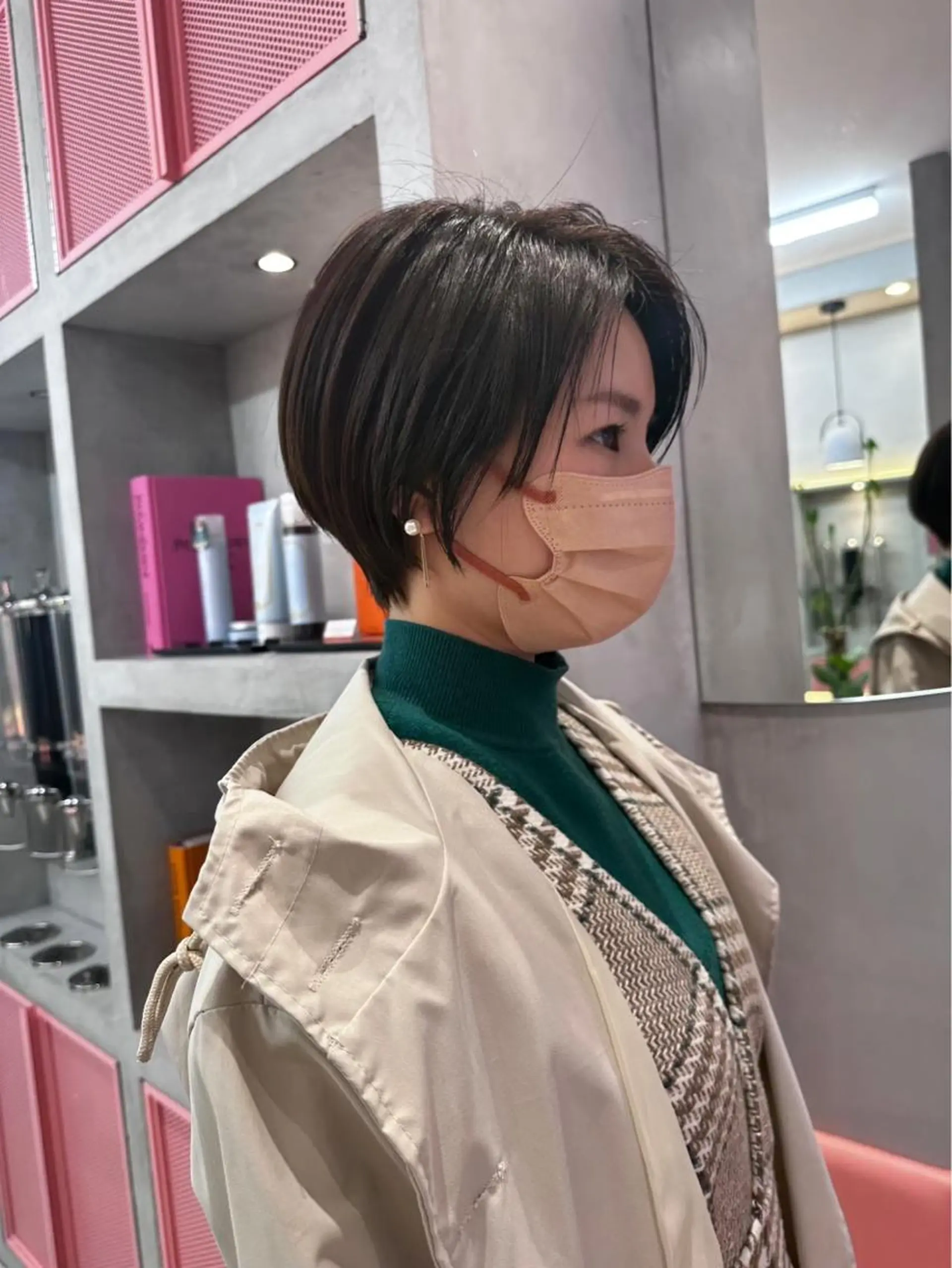 ショート Misaki /ボブ/縮毛矯正のヘアスタイル