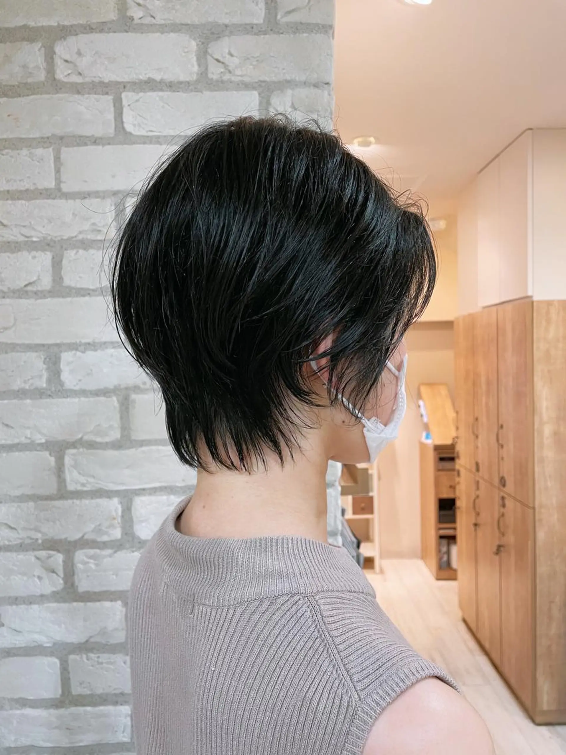 ショート ハンサムショート ショートヘア カット トリートメント ヘッドスパ 清水 有実子のヘアスタイル