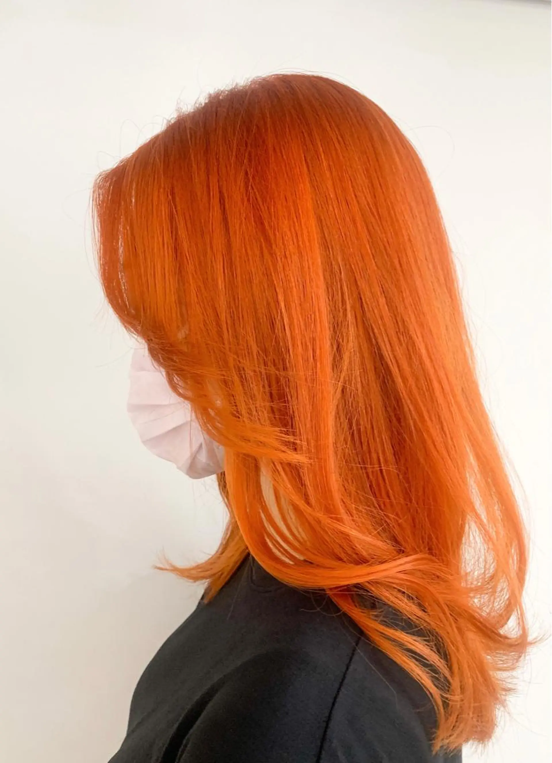 セミロング ヘアカラー ☺︎ RIHOのヘアスタイル