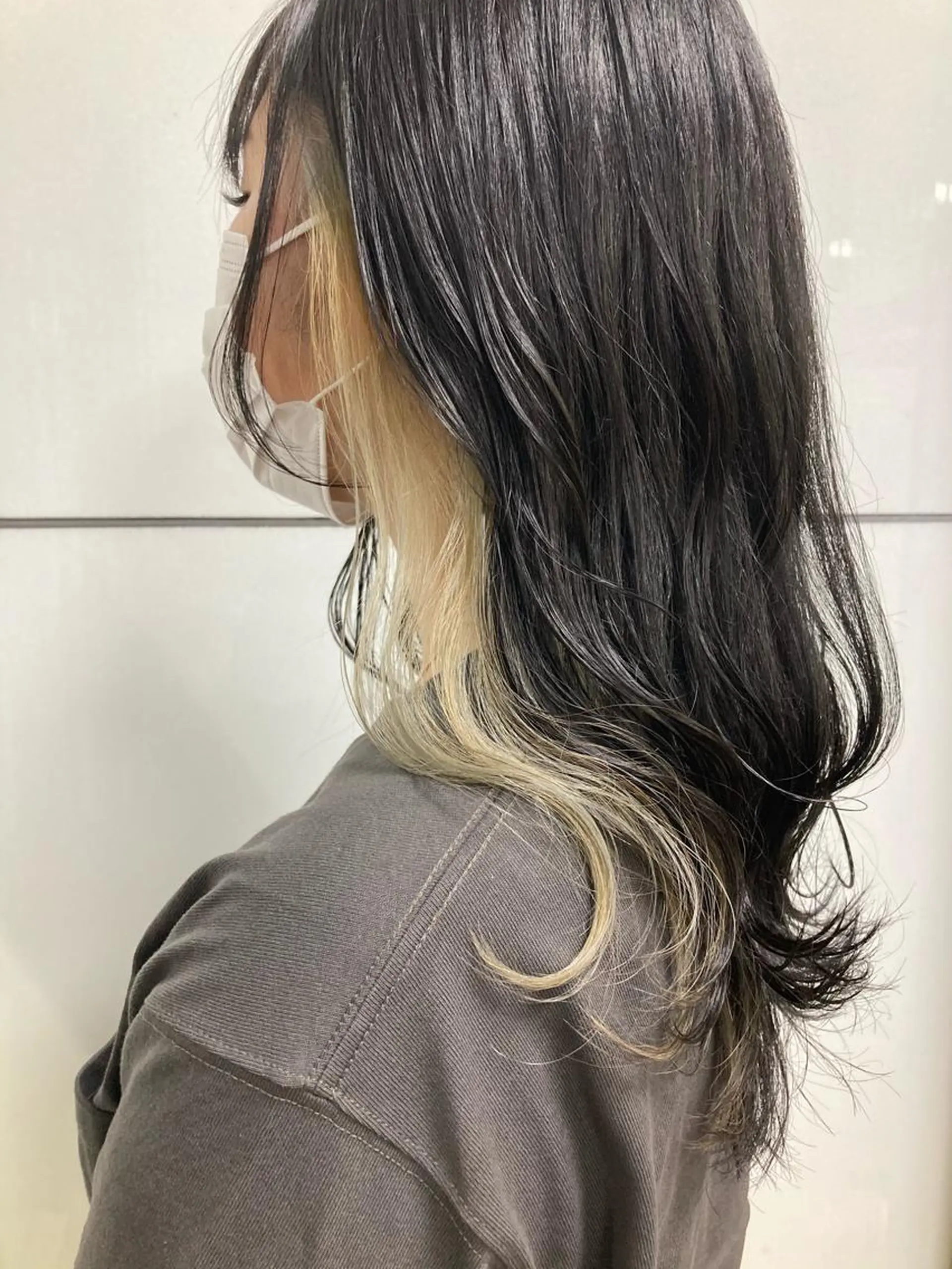 ミディアム カラー ヘアカラー トリートメント 髪質改善/痛ませ ないカラー/西村航大のヘアスタイル