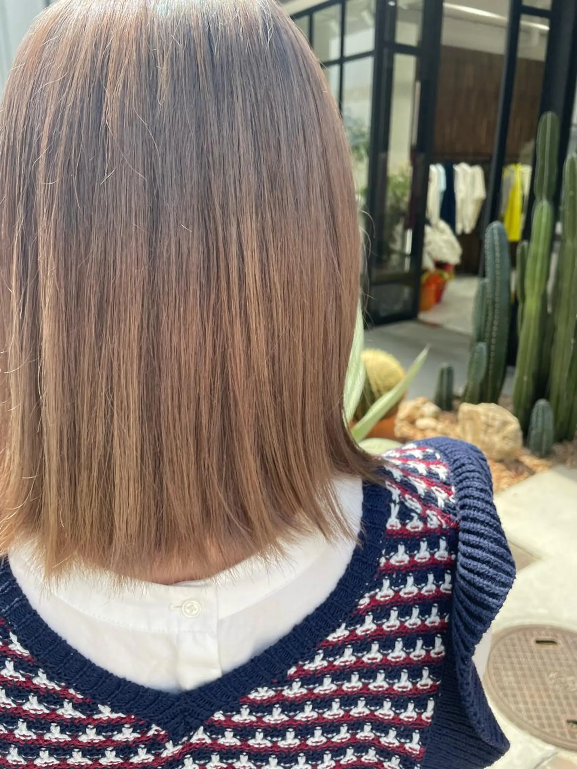 ショート ヘアカラー トリートメント 【enn】 小橋 彩香のヘアスタイル