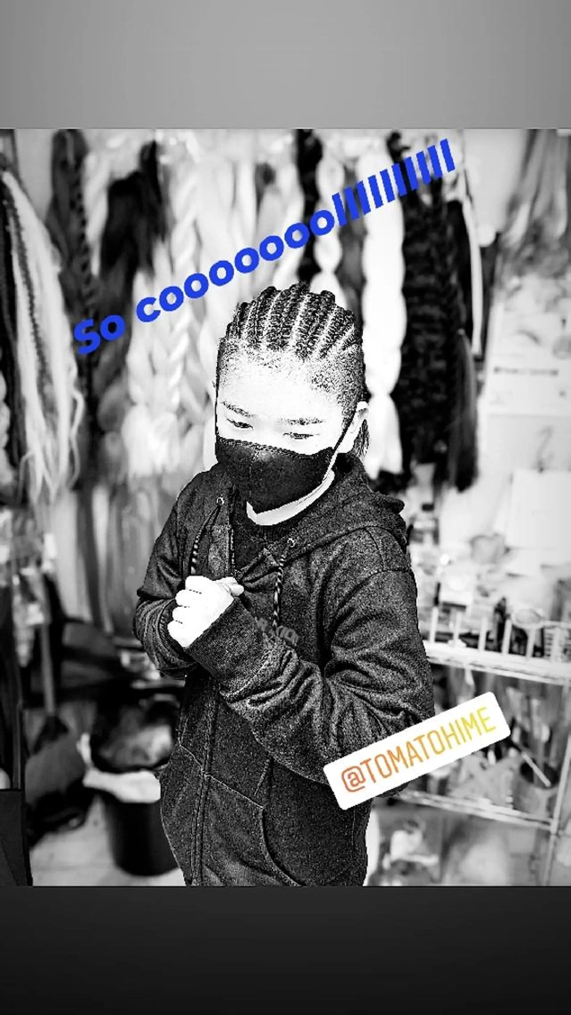 キッズ ヘアアレンジ エクステ scamp ★のヘアスタイル