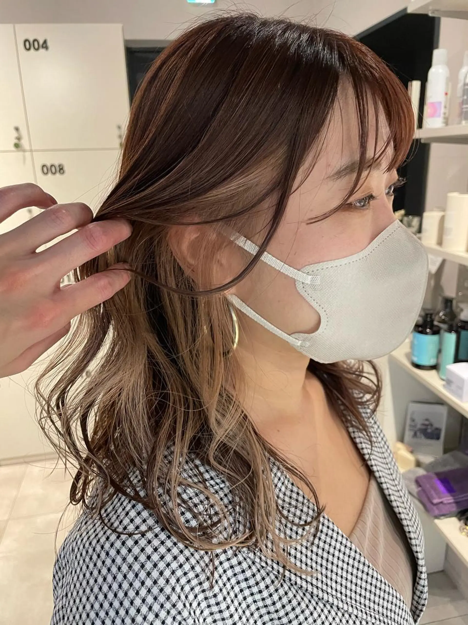 ミディアム カラー インナーカラー ブリーチ👩‍🦳/ ‪✂︎MANAMIのヘアスタイル