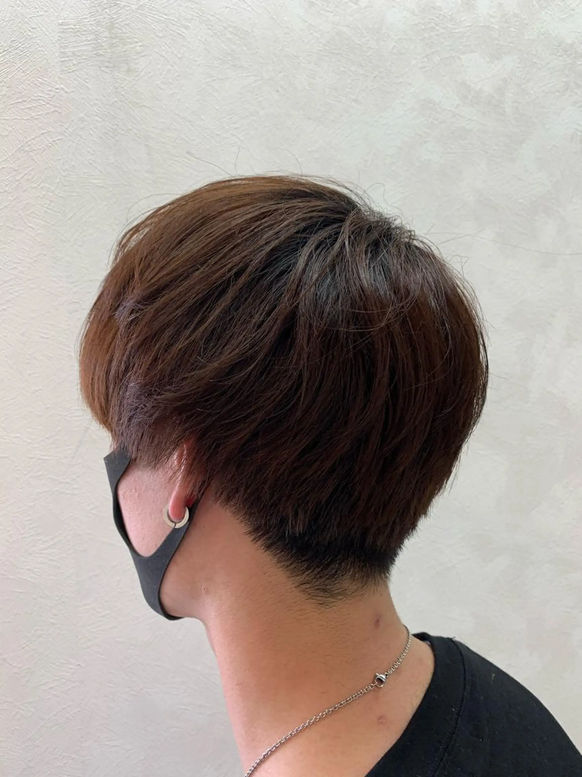 ショート メンズ マッシュ ショートヘア 加藤 遥花のヘアスタイル