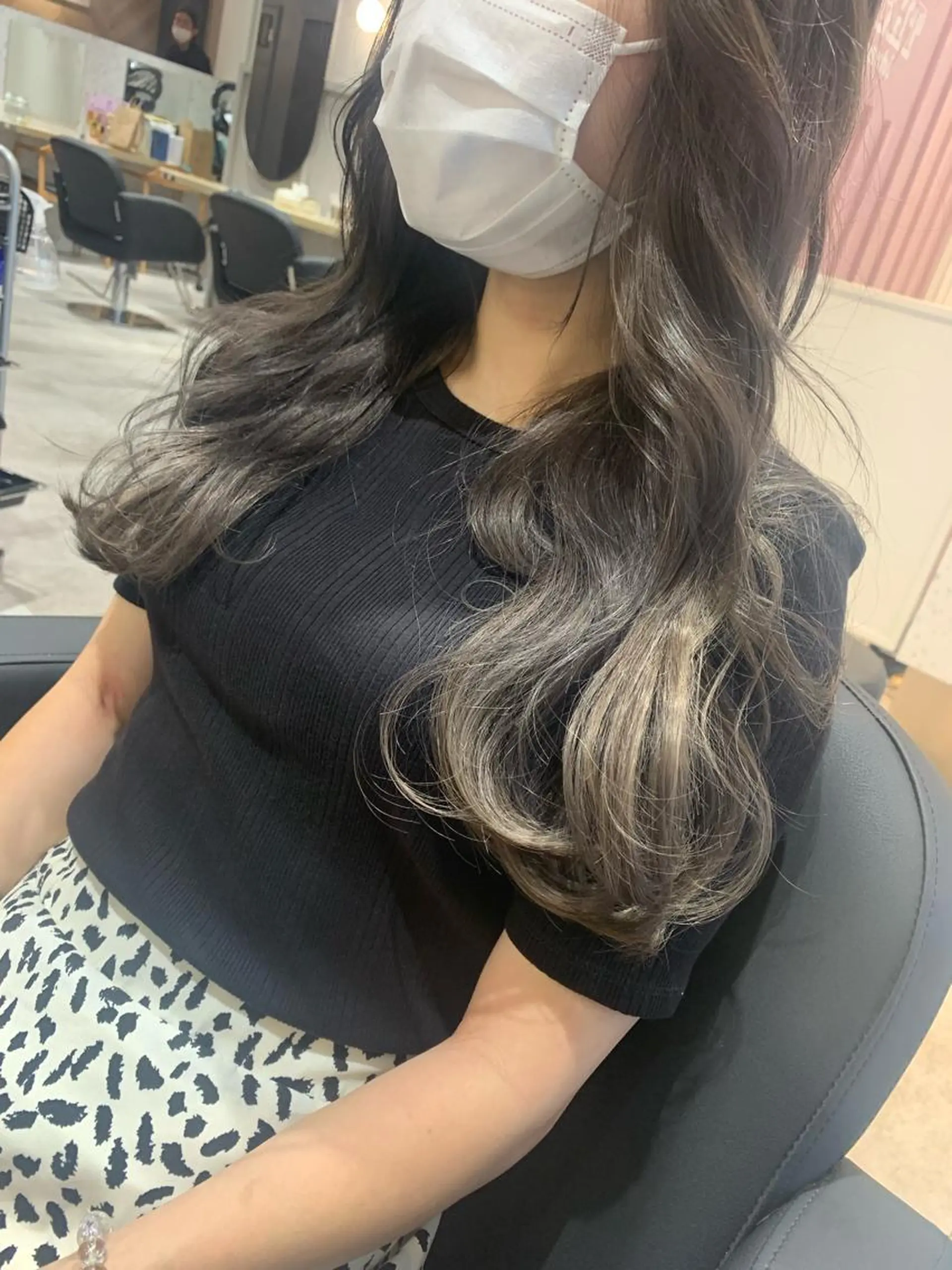 ロング カラー カット ヘアカラー トリートメント 🥀韓国ヘア🥀 宮津真菜のヘアスタイル