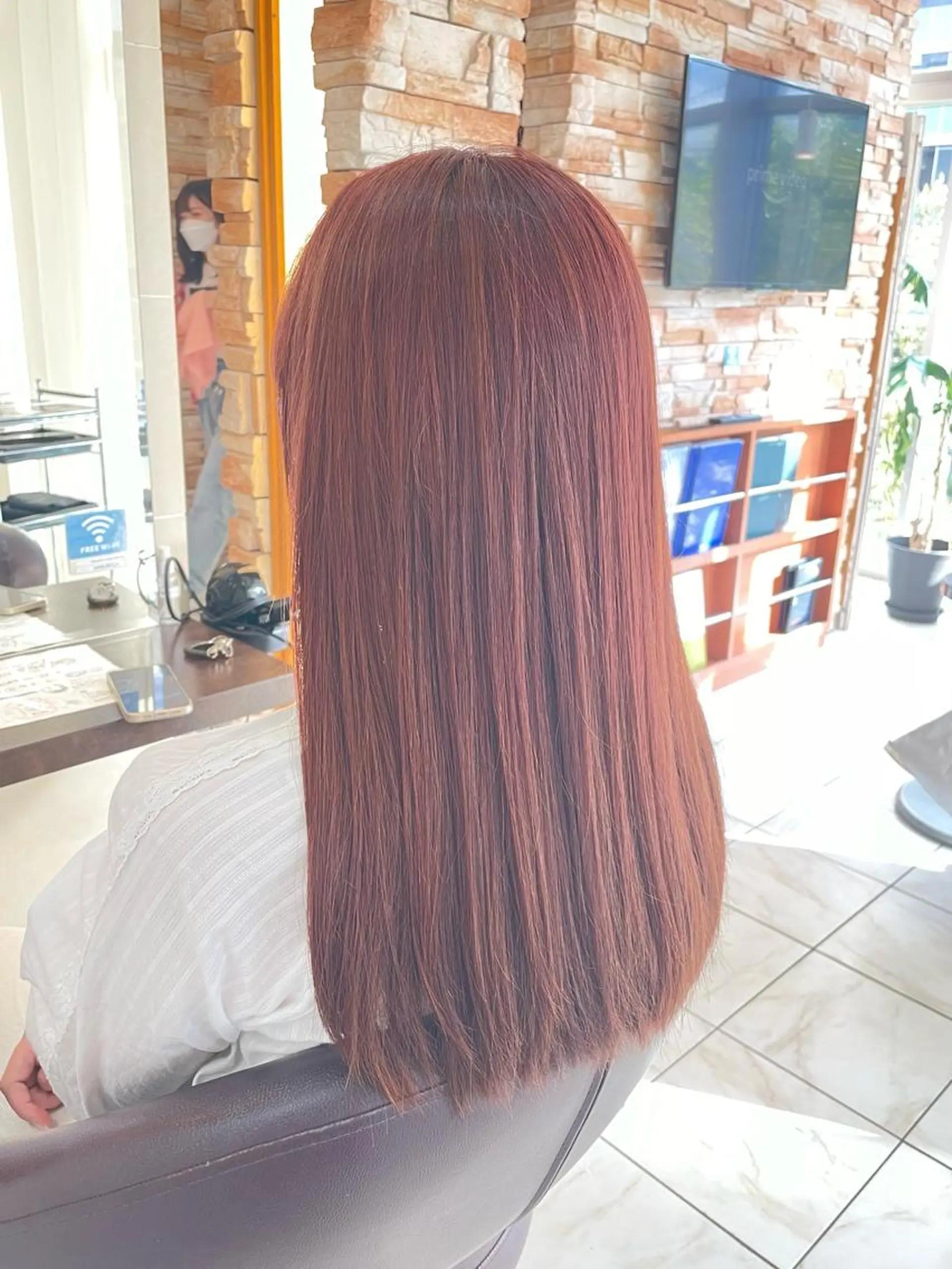 ロング カット ヘアカラー 新籾 尚哉のヘアスタイル