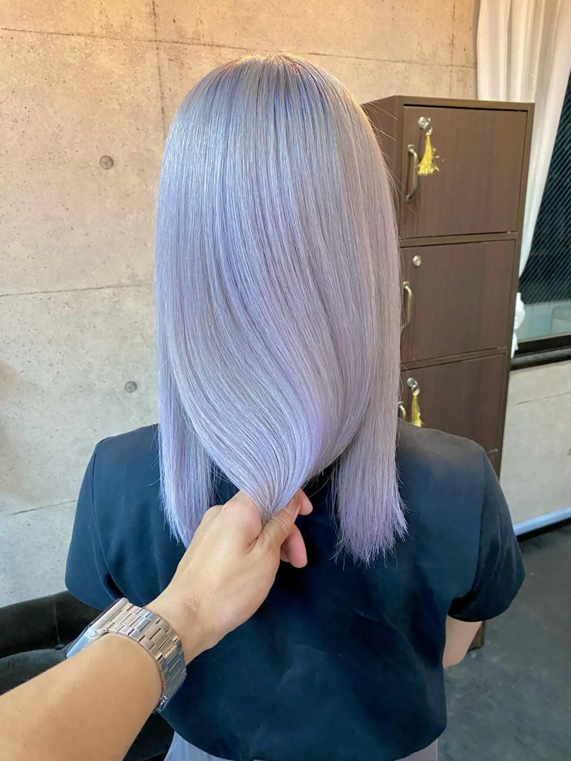 ミディアム カラー ヘアカラー トリートメント ⭕️ダメージレス特化 髪質改善🥇丸山憲人のヘアスタイル