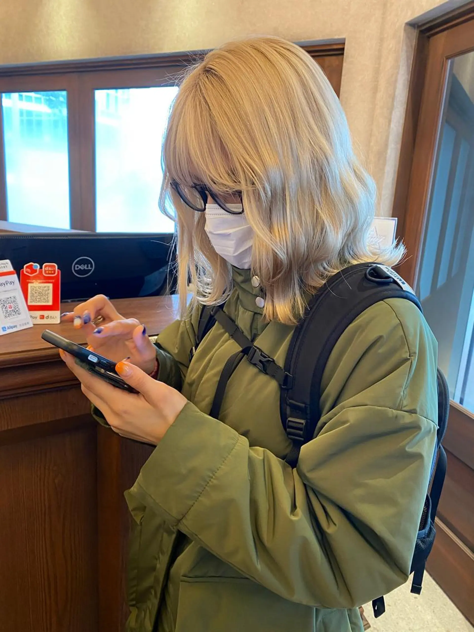 カラー ブロンド ホワイトブロンド Erina レイヤー/似合わせ♡のヘアスタイル