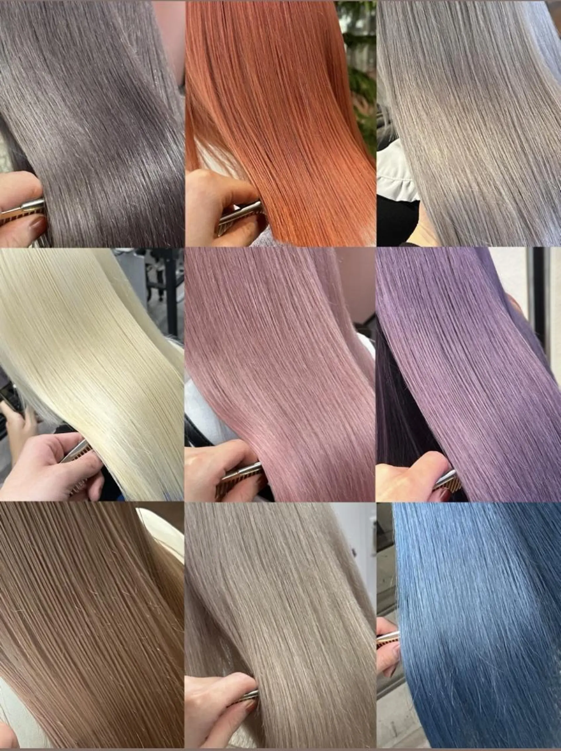 ロング ヘアカラー Seleneコウキ ブリーチ/ハイトーンのヘアスタイル