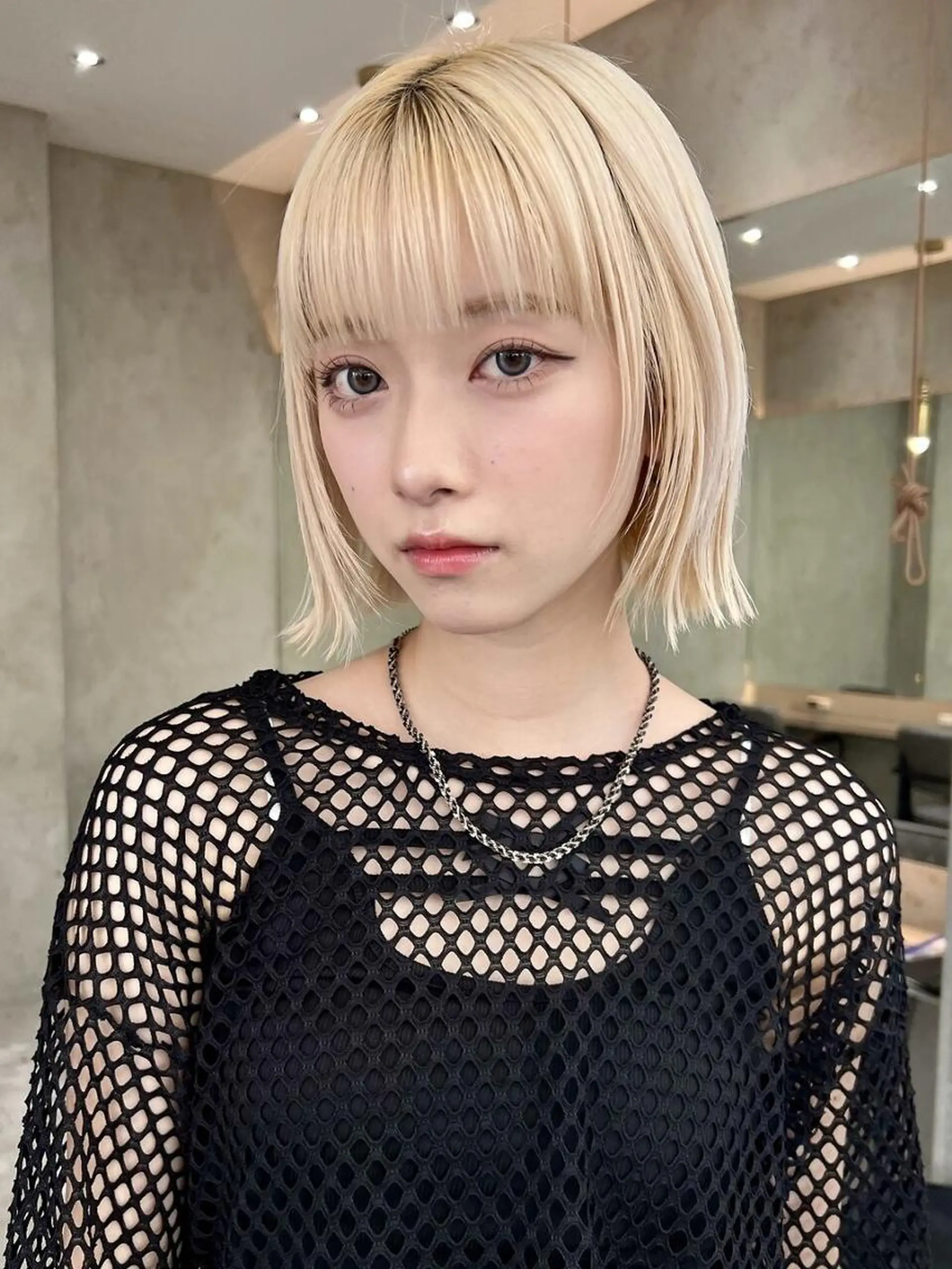 ショート ヘアカラー トリートメント ヘアセット 低ダメージカラー Yoshidaのヘアスタイル