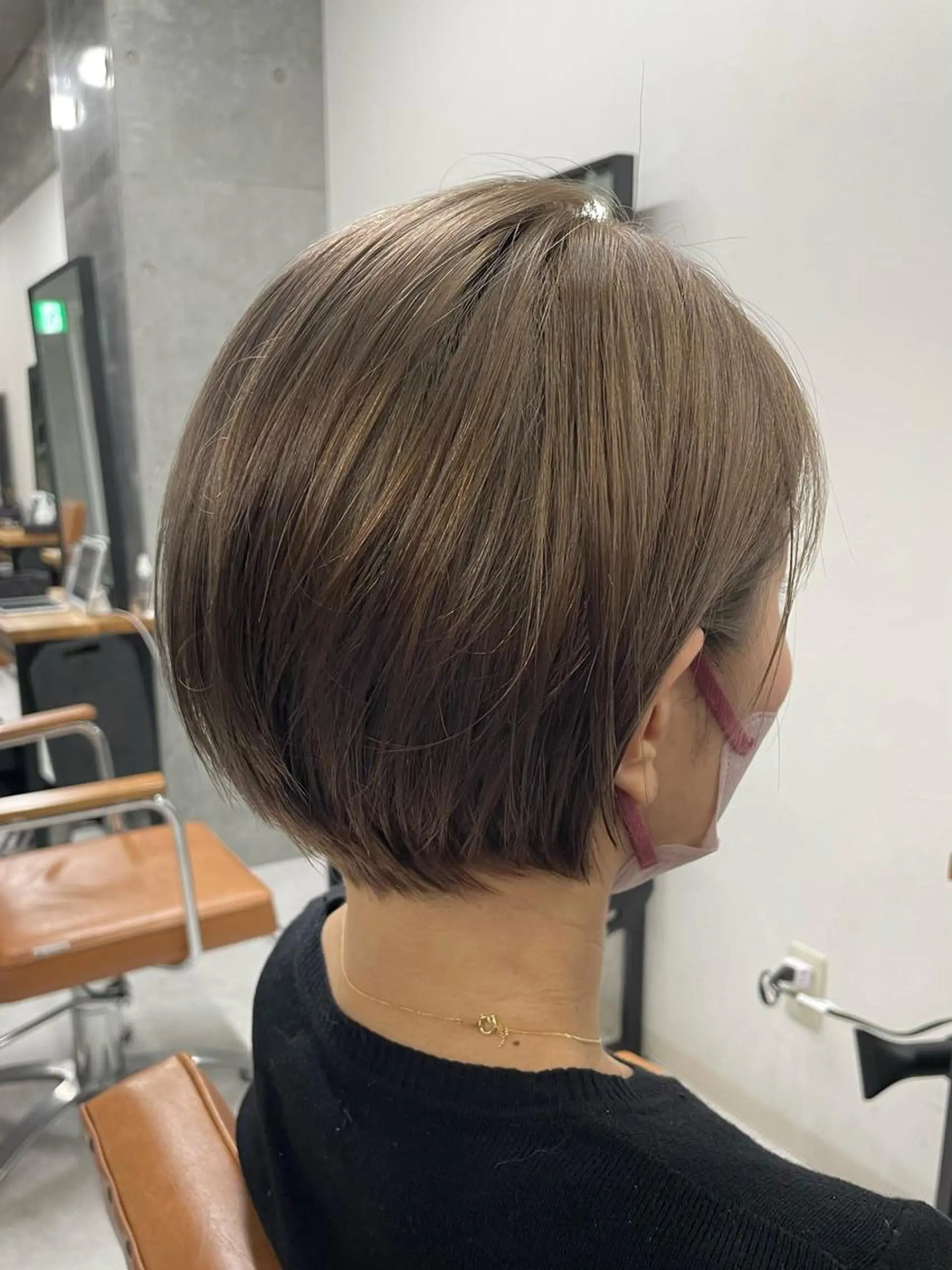 ショート カラー メンズモテパーマ💙 fuwaのヘアスタイル