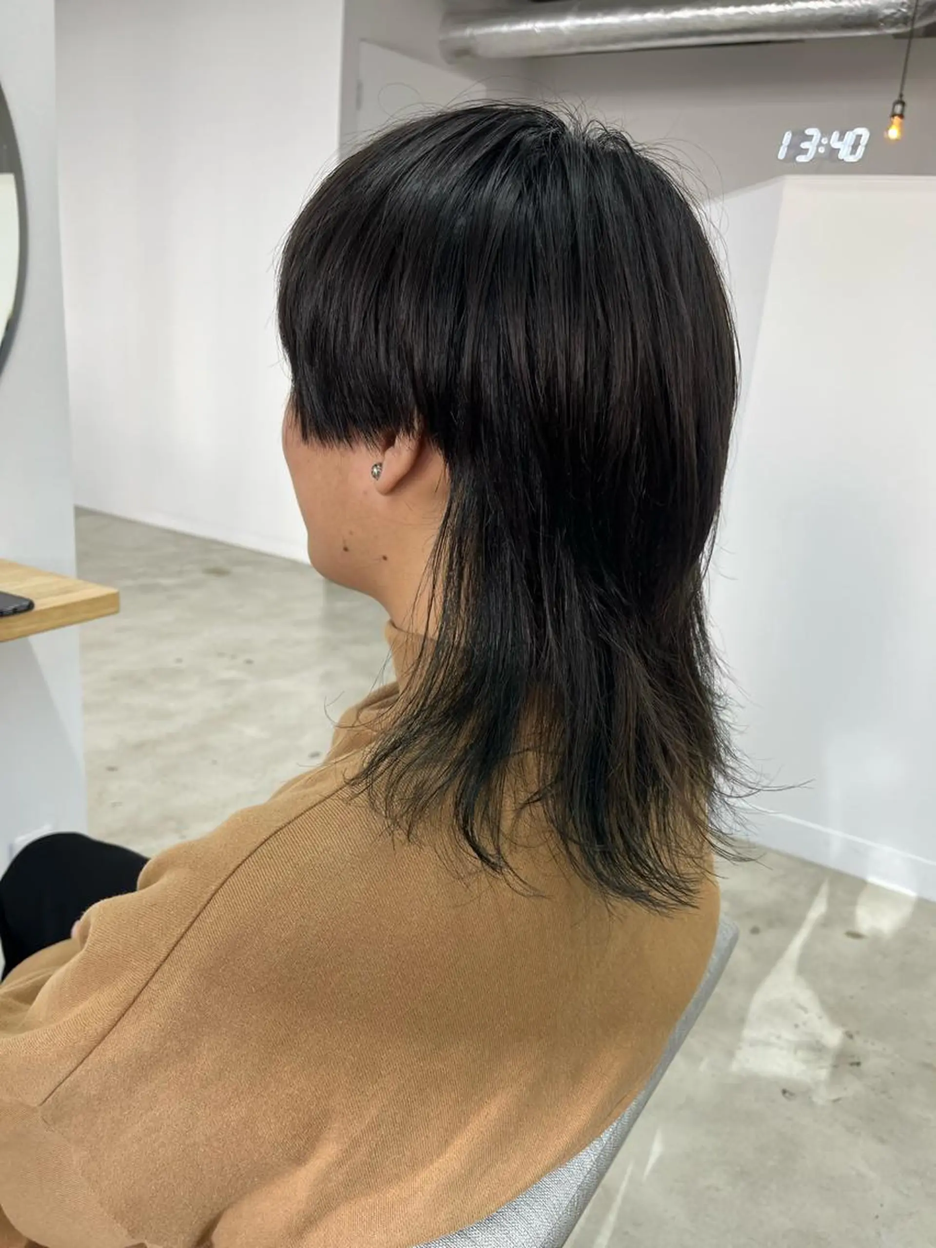 ミディアム パーマ メンズ カット パーマ ヘッドスパ ⭐️当日OK⭐️ 岩田峻のヘアスタイル