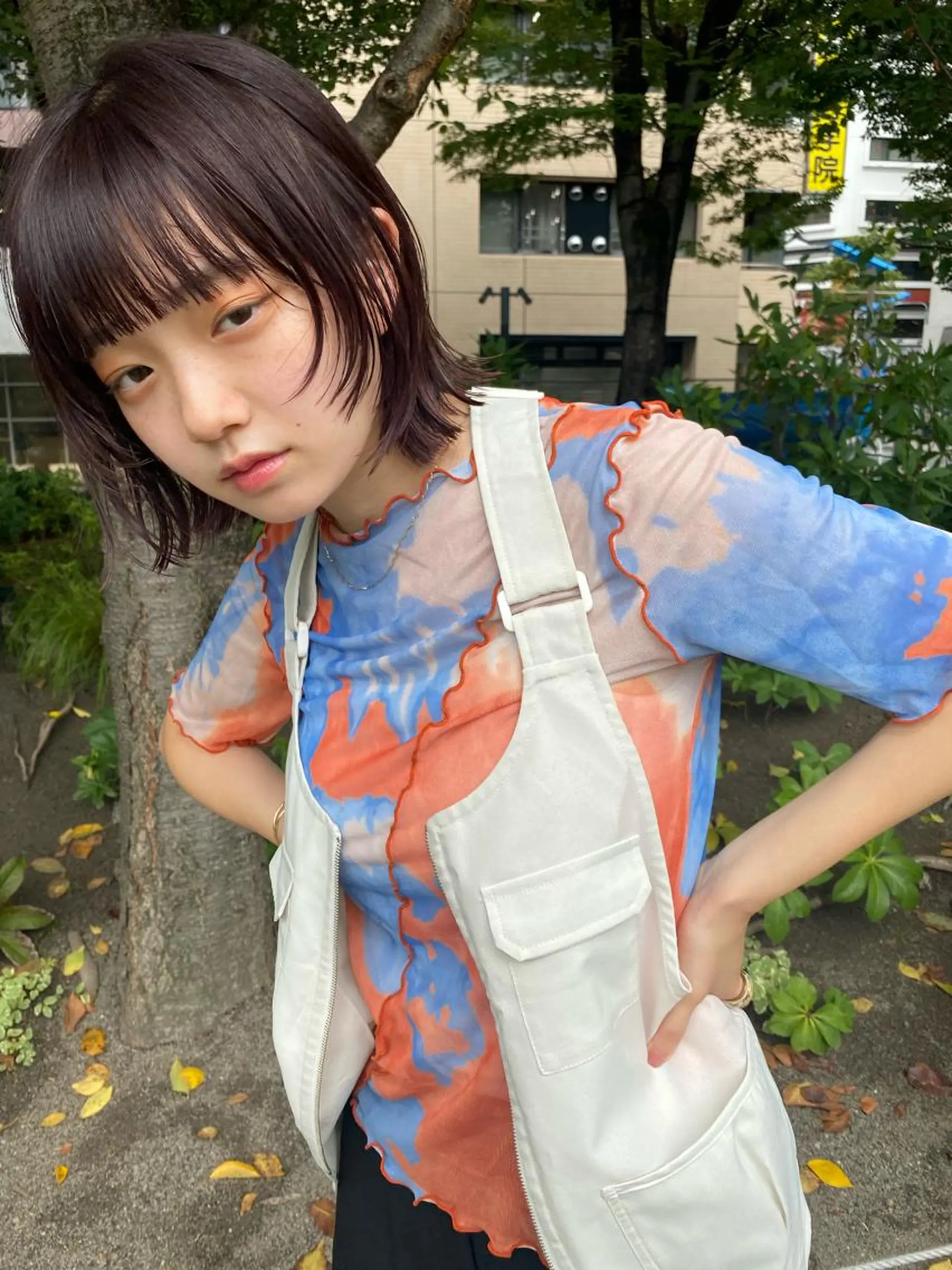 ミディアム レイヤー暖色カラー 池袋Yamamotoのヘアスタイル