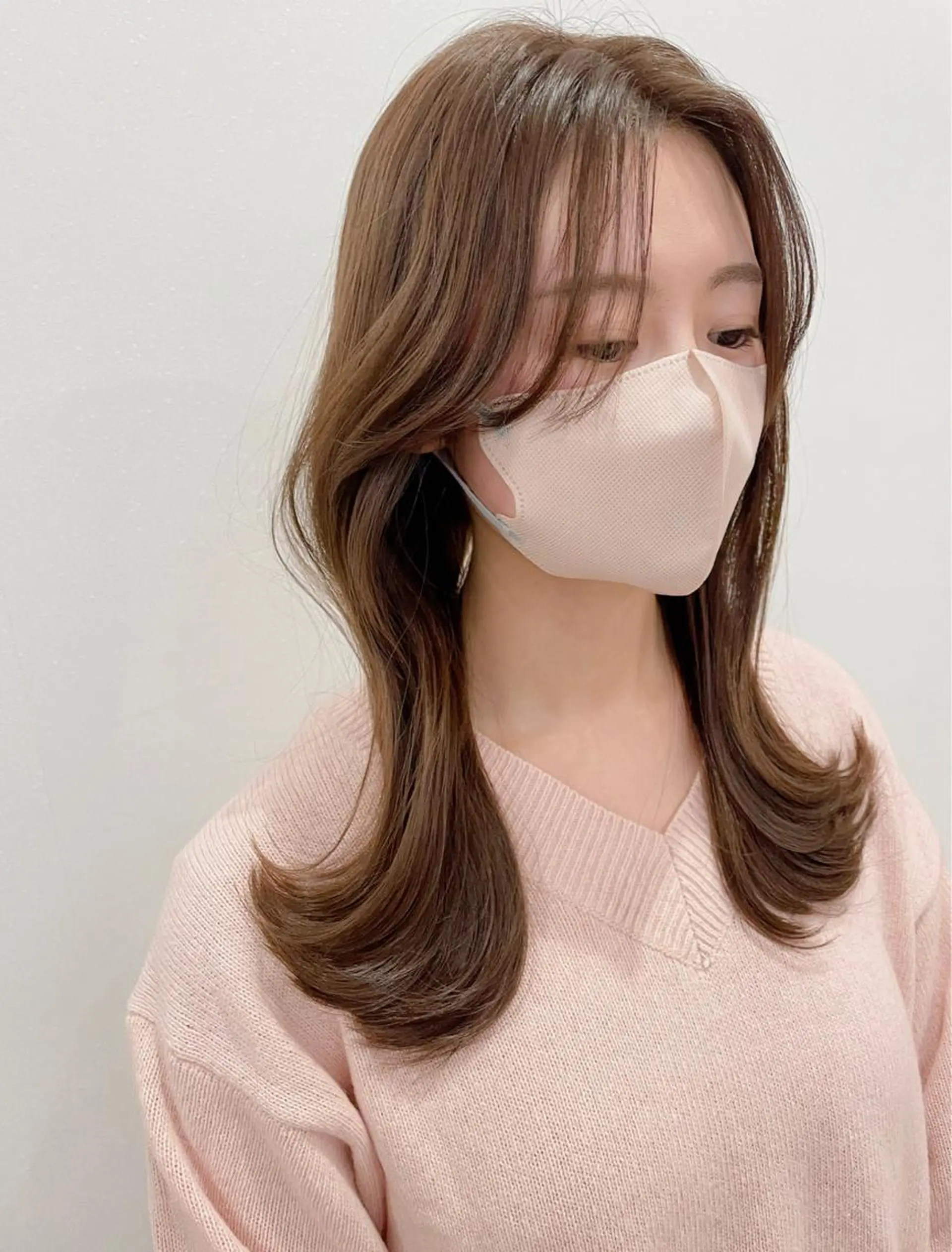 セミロング くびれヘア 韓国風ヘア fifth天神/末廣 和也のヘアスタイル
