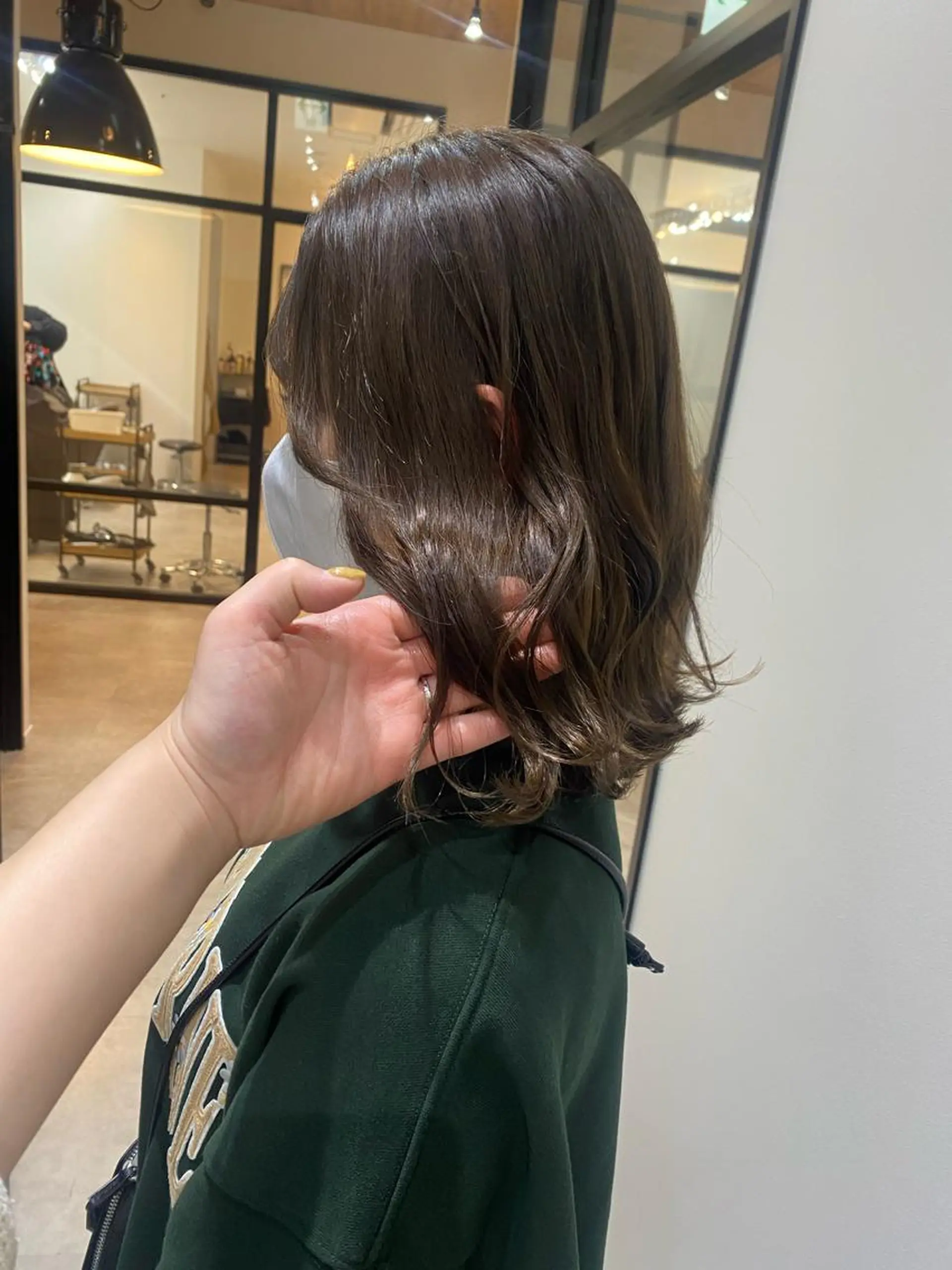 ミディアム カラー カット ヘアカラー 縮毛矯正 トリートメント 🍑艶髪✖️暖色系 ✨momoka🍑のヘアスタイル