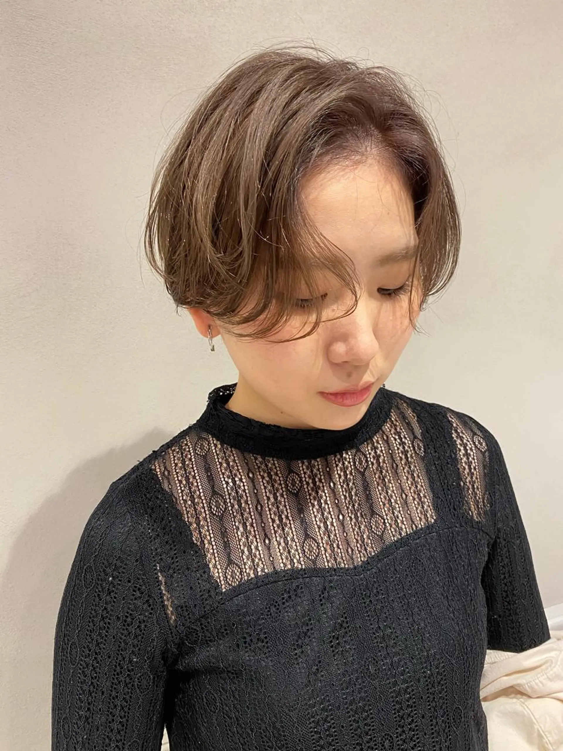 ショート カラー ボブ/ミニボブ 透明感カラーkadoのヘアスタイル