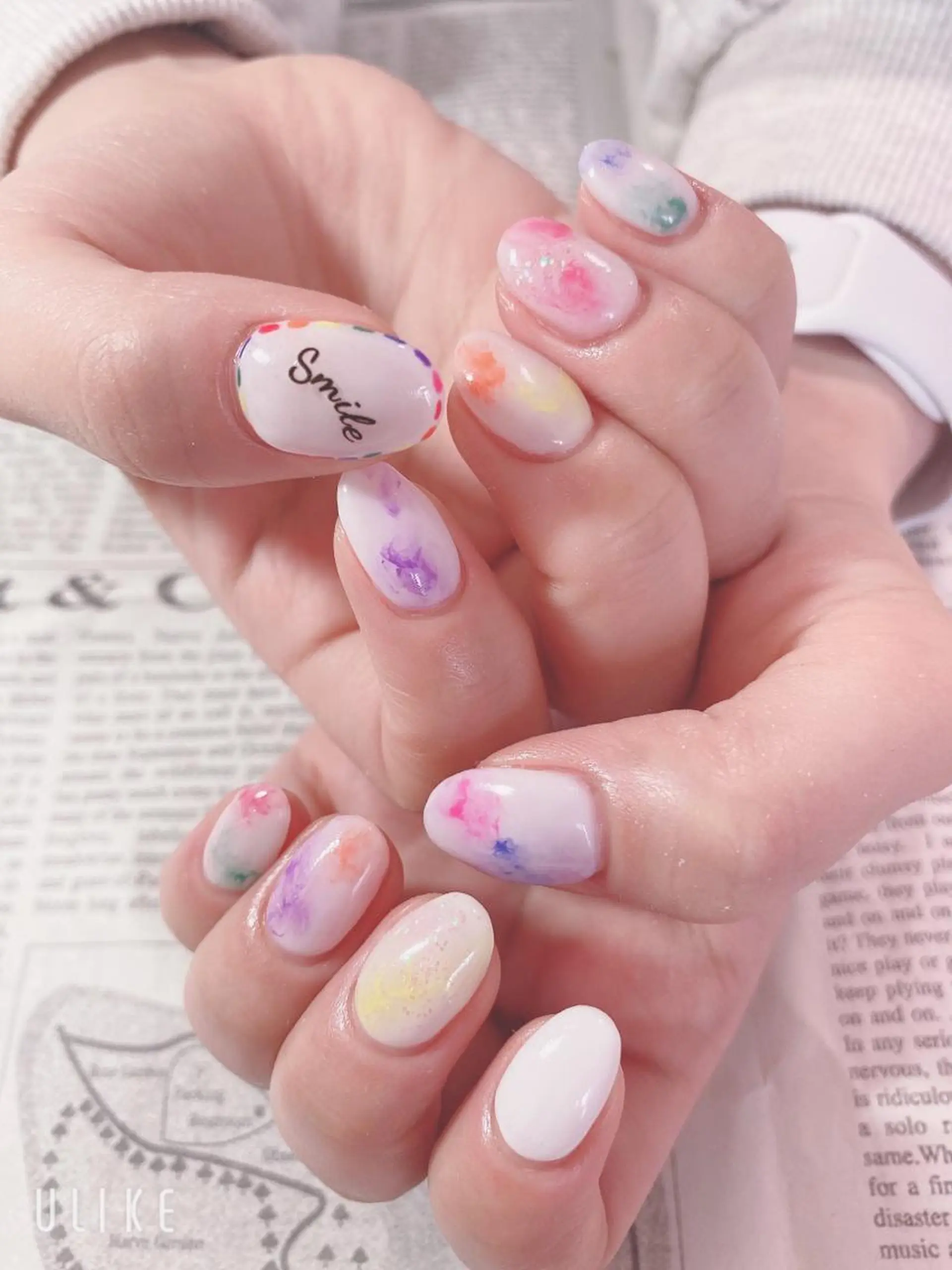 ネイル ハンドネイル ハンドケア 森山 舞のネイルデザイン