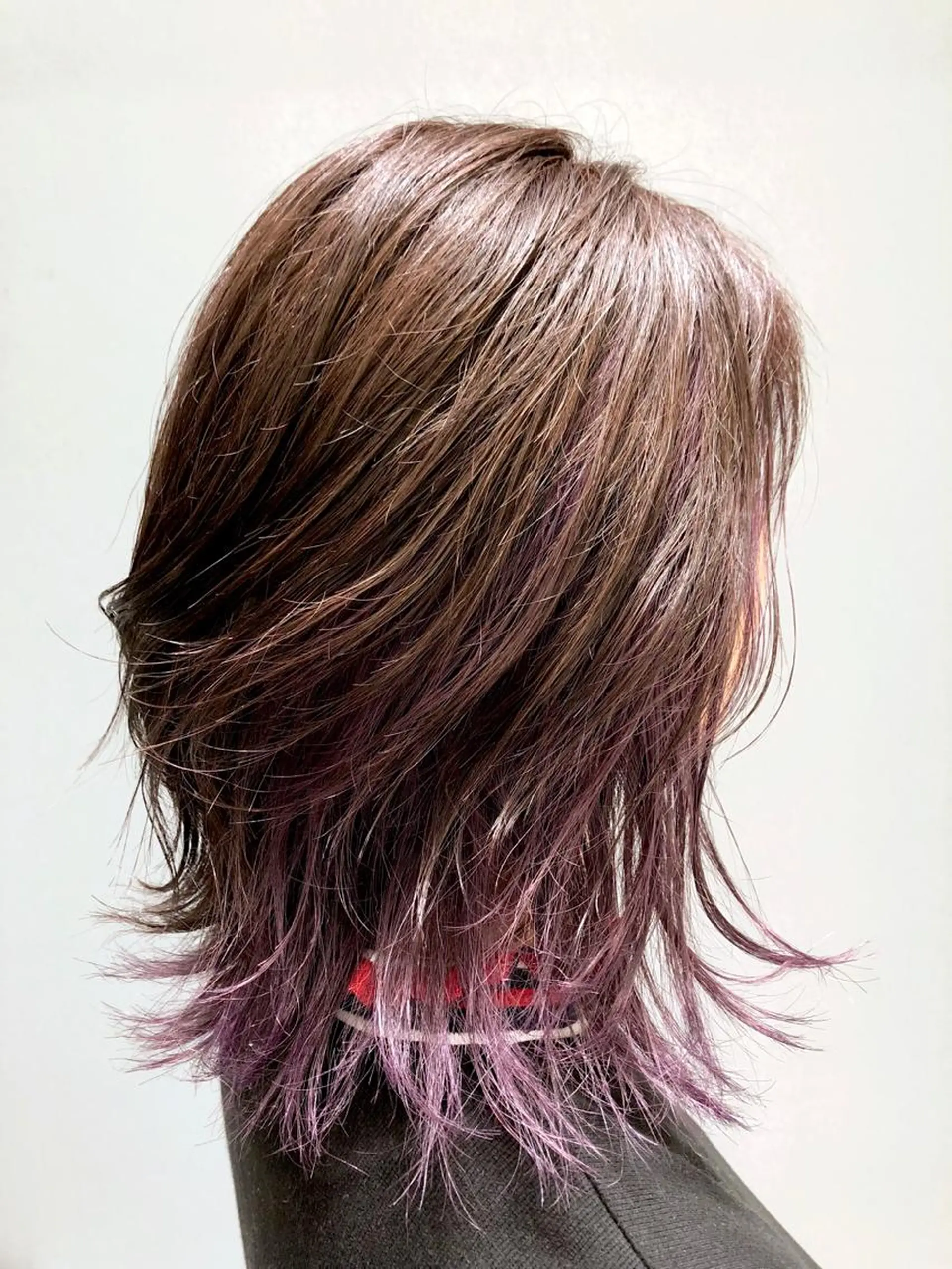 ミディアム カラー インナーカラー バイオレットカラー ヘアカラー トリートメント 🌈ぷる艶カラー🌈 髪質改善👑柳沼尚貴のヘアスタイル