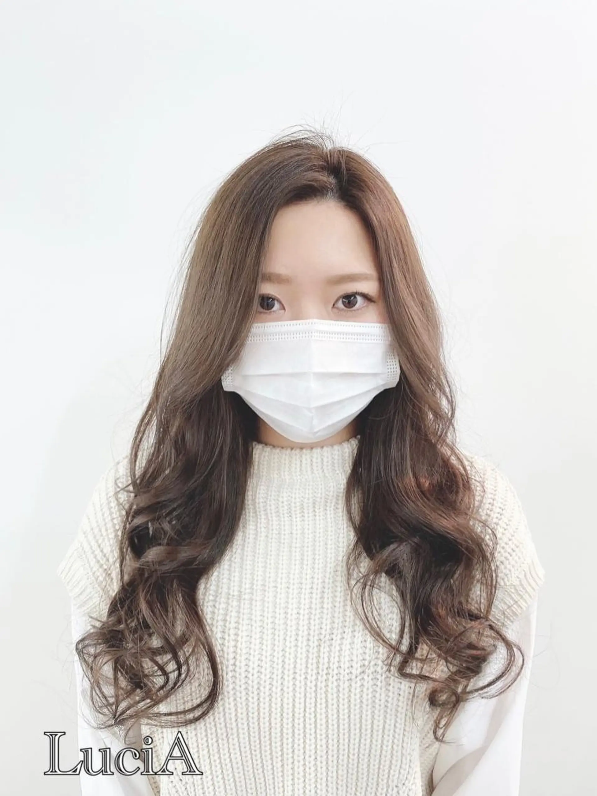 ロング ヘアアレンジ カラー エクステ トリートメント LuciA/エクステ カラーのヘアスタイル