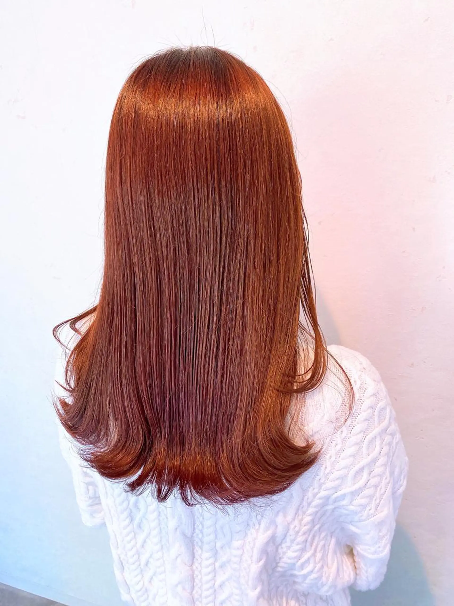 セミロング カラー 伊藤 さやかのヘアスタイル