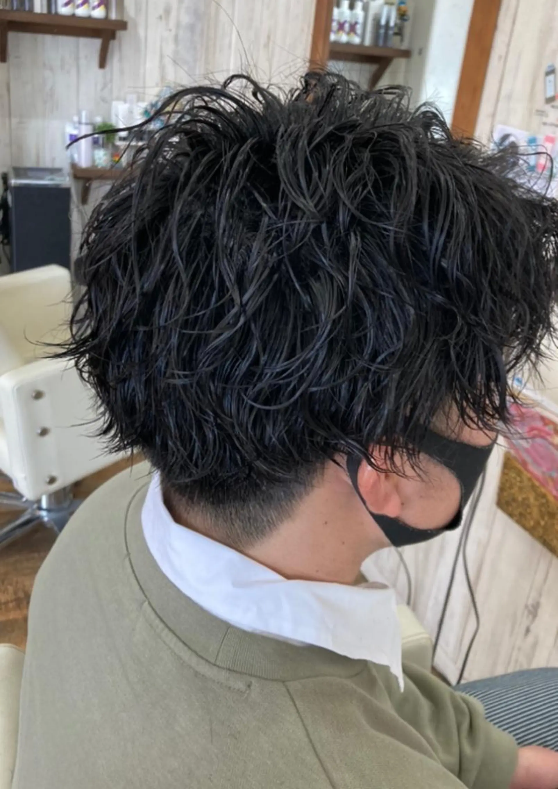 パーマ メンズ メンズパーマ Hair room Leaのヘアスタイル