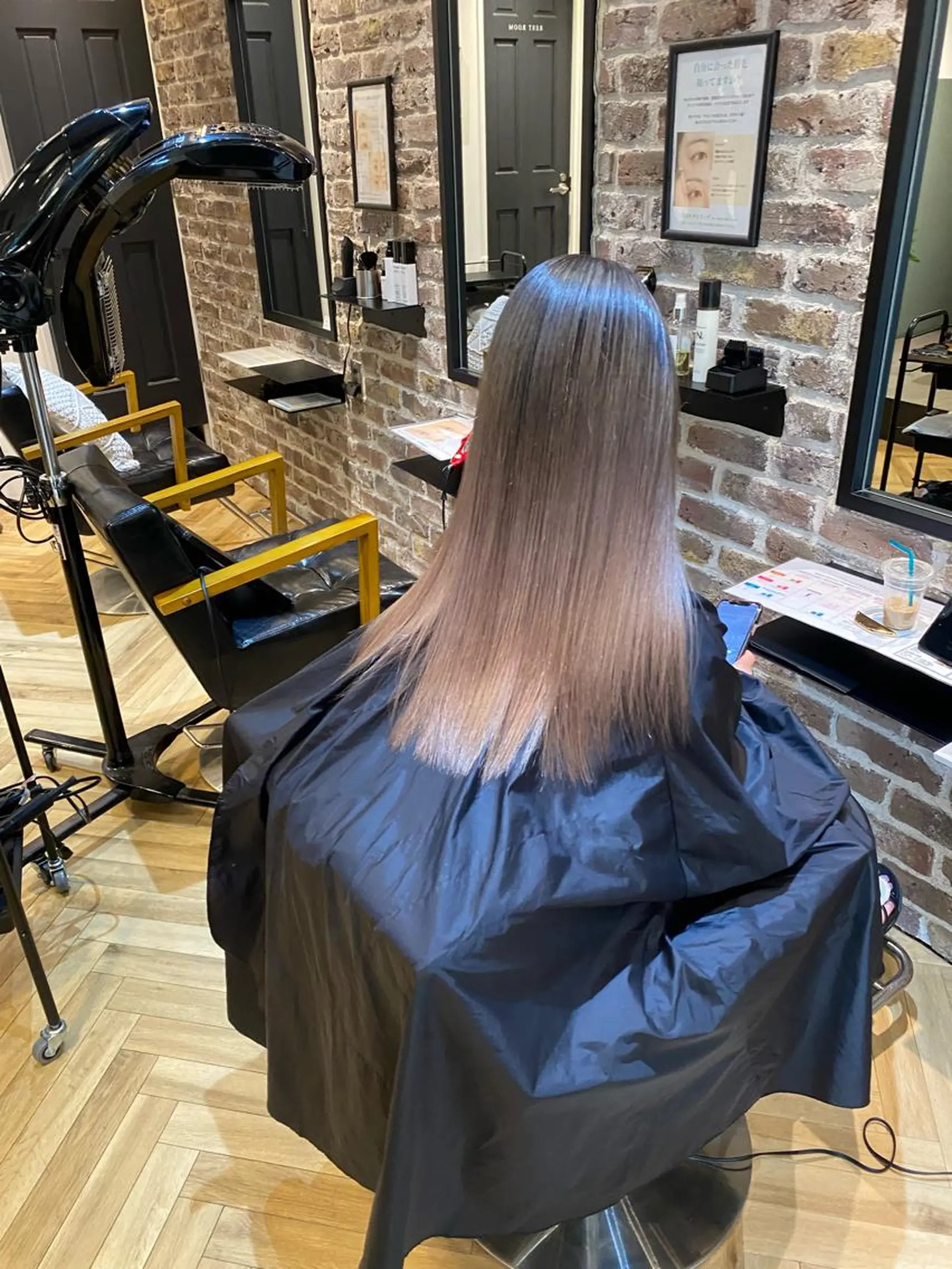 ロング カット ヘアカラー 大内田 凌馬のヘアスタイル