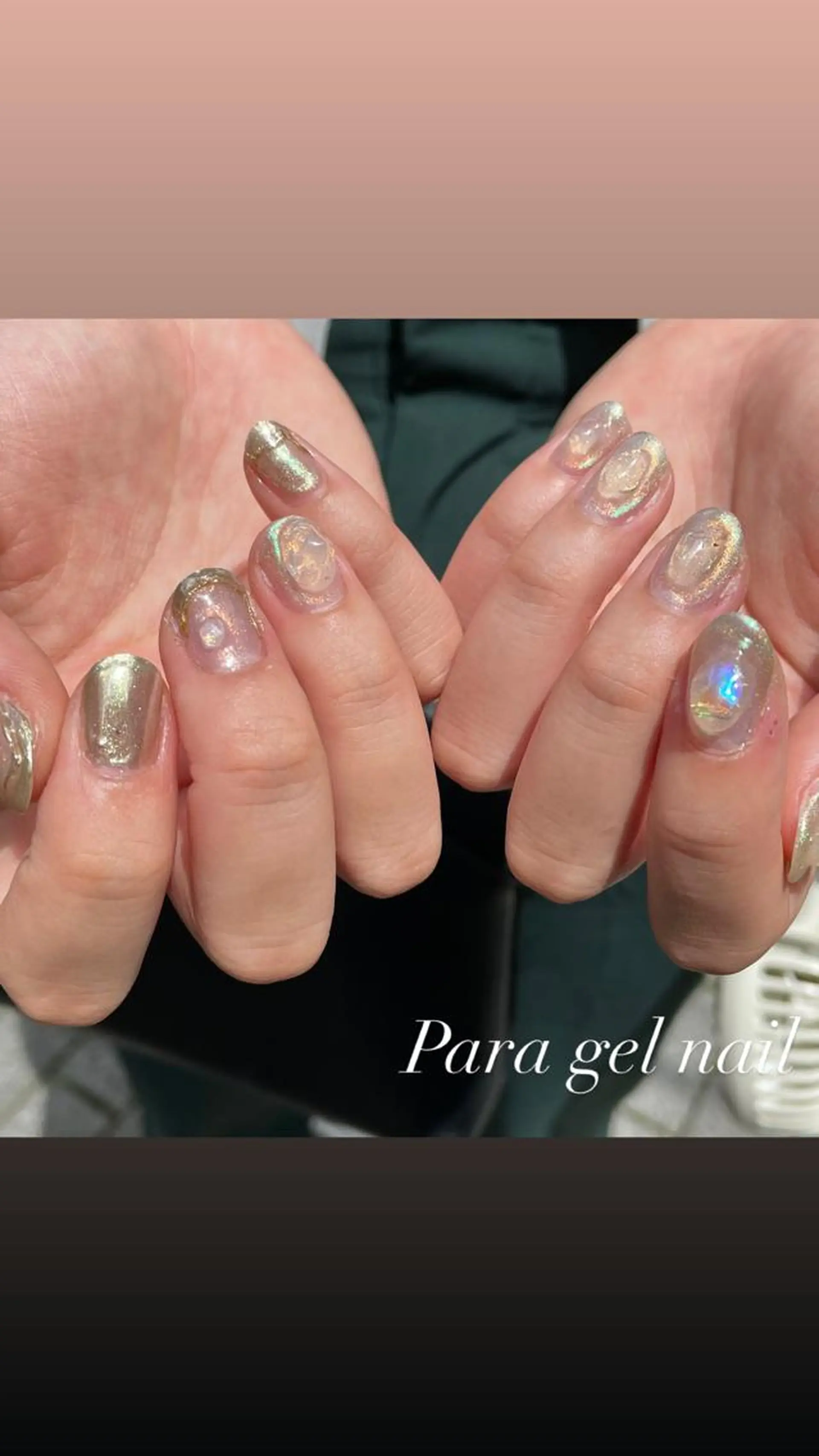 ネイル ジェルネイル パラジェル 淡色ネイル 🎀moeのネイルデザイン