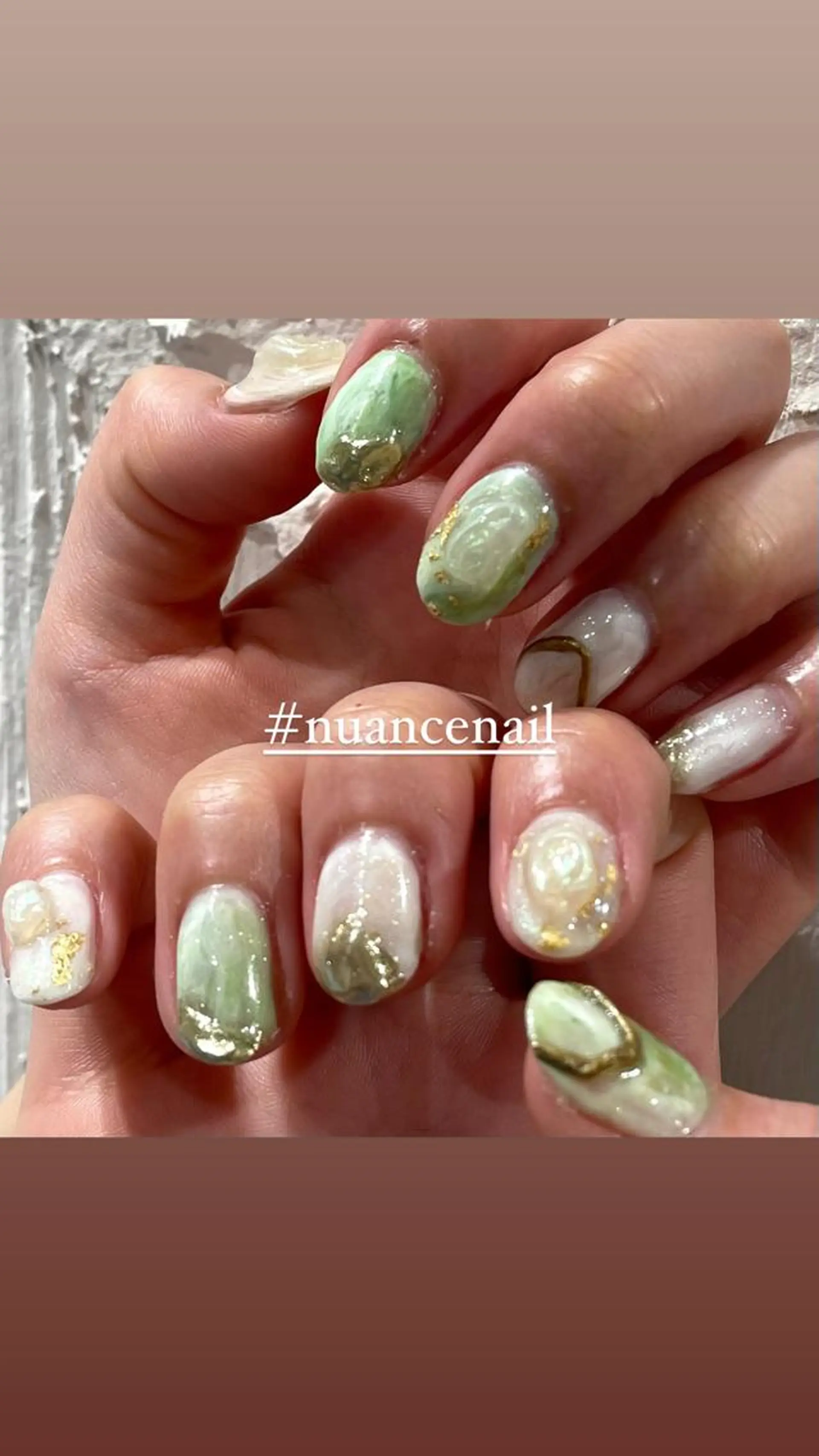 ネイル ニュアンスネイル ハンドネイル 淡色ネイル 🎀moeのネイルデザイン