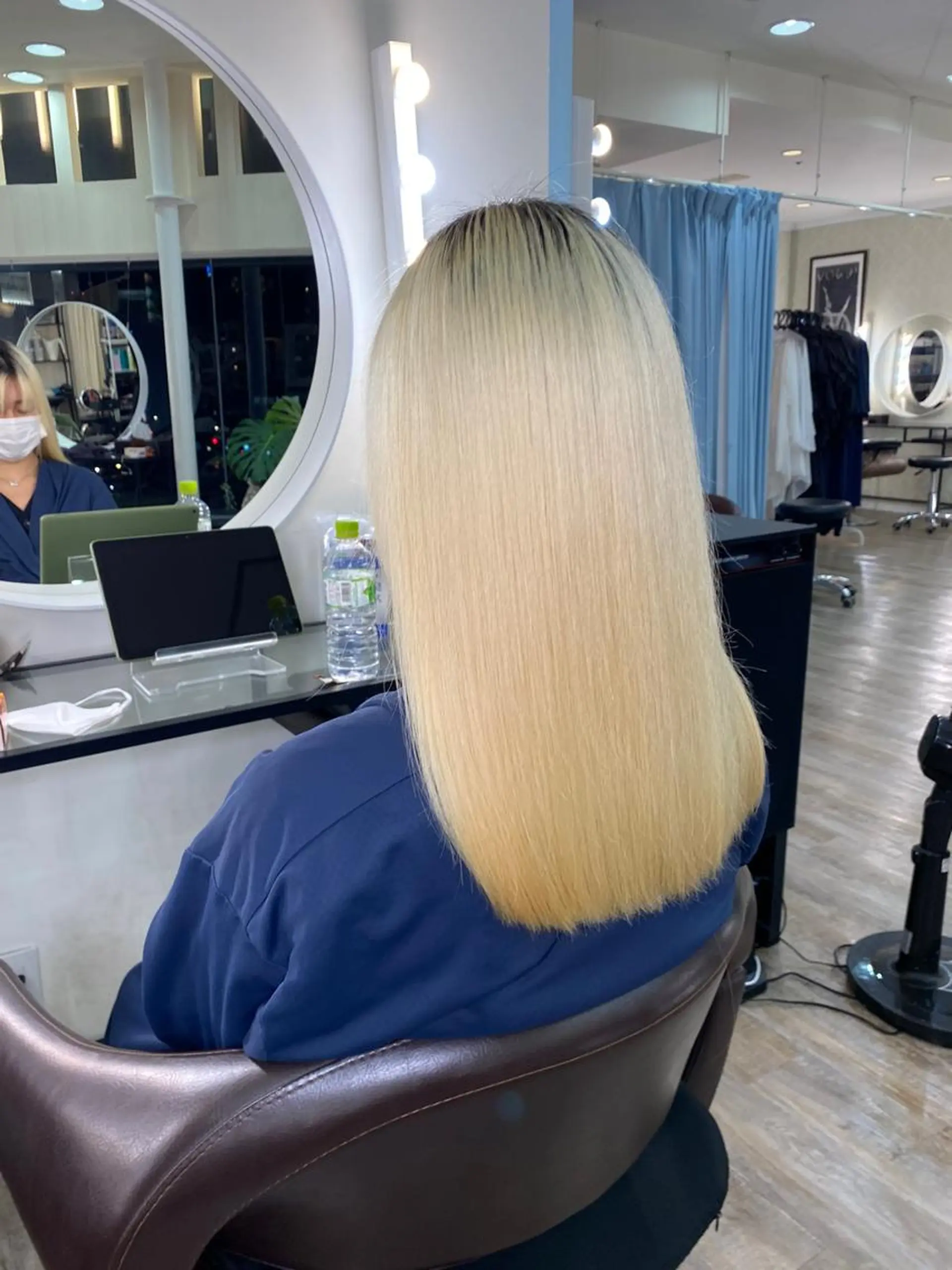 ロング カラー 山﨑 燦人のヘアスタイル